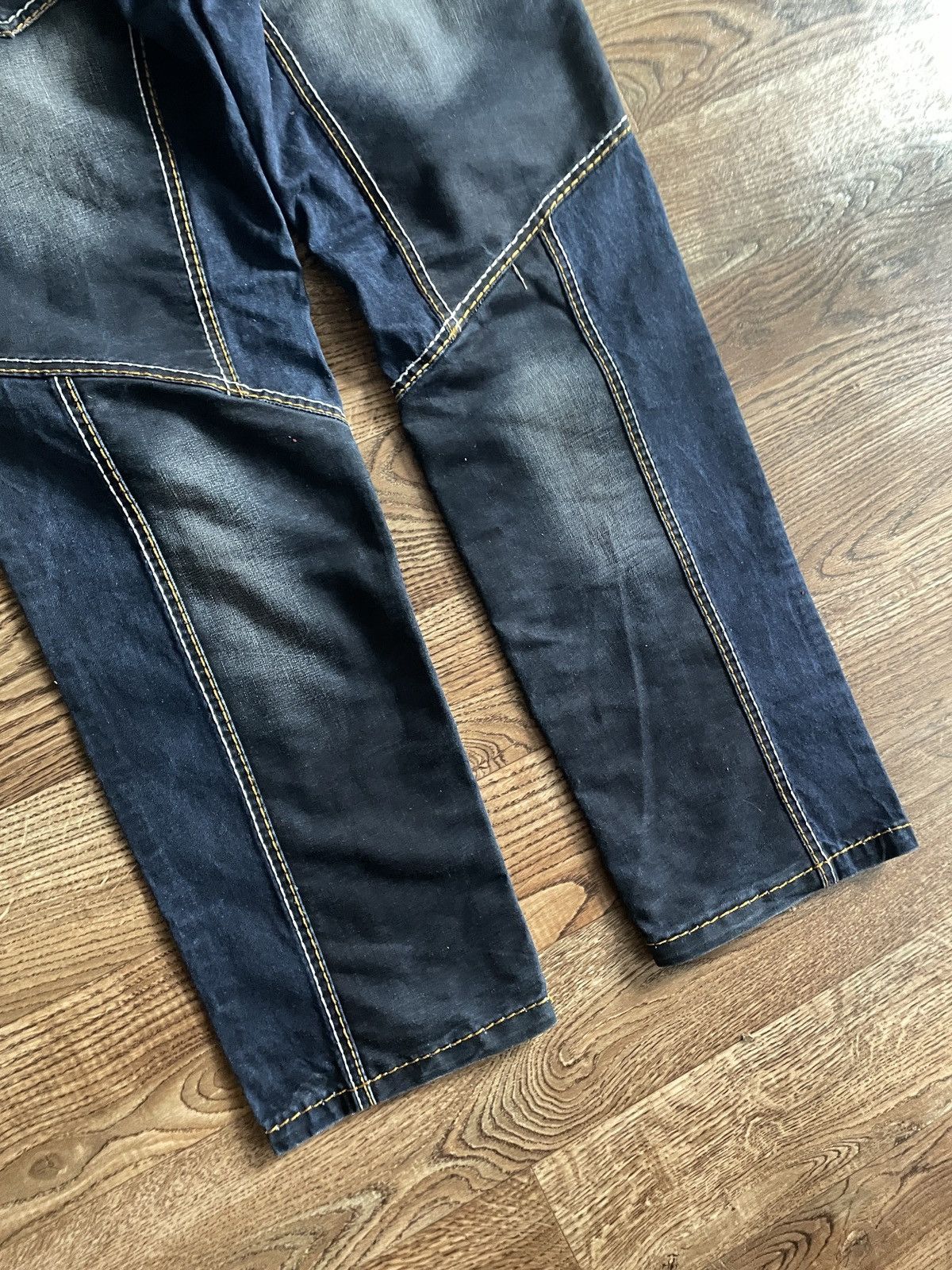 Vintage Archive Kosmo Lupo Jeans distressed y2k Denim pants Size US 37 - 14 Thumbnail