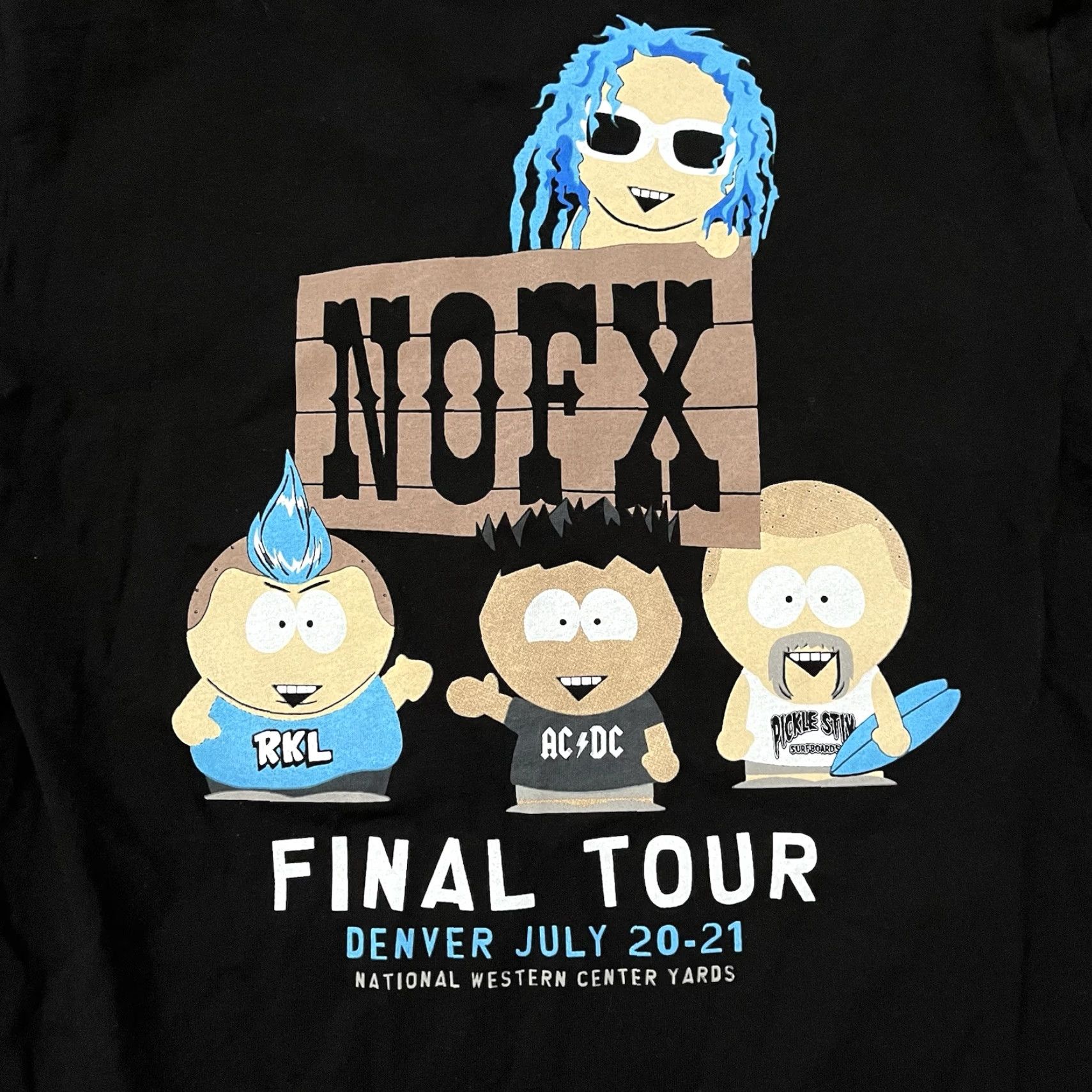 Vintage VINTAGE NOFX Punk Final Tour T-Shirt 2024 Men Small Black Short Sleeve 90s South Park Fat Wreck Chords Punk Rock Size US M / EU 48-50 / 2 - 3 Thumbnail
