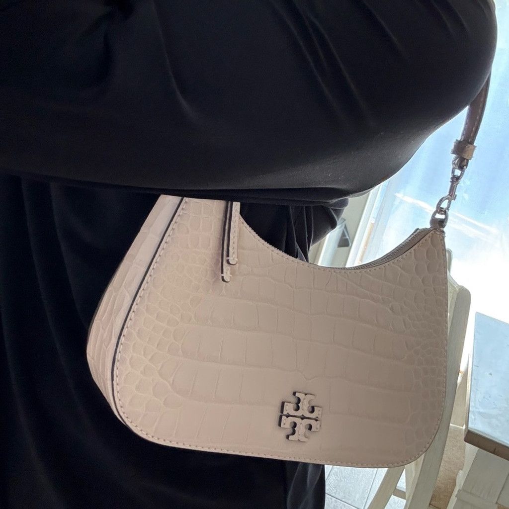 478$! Tory Burch - Thea Embossed Convertible Crossbody Pink