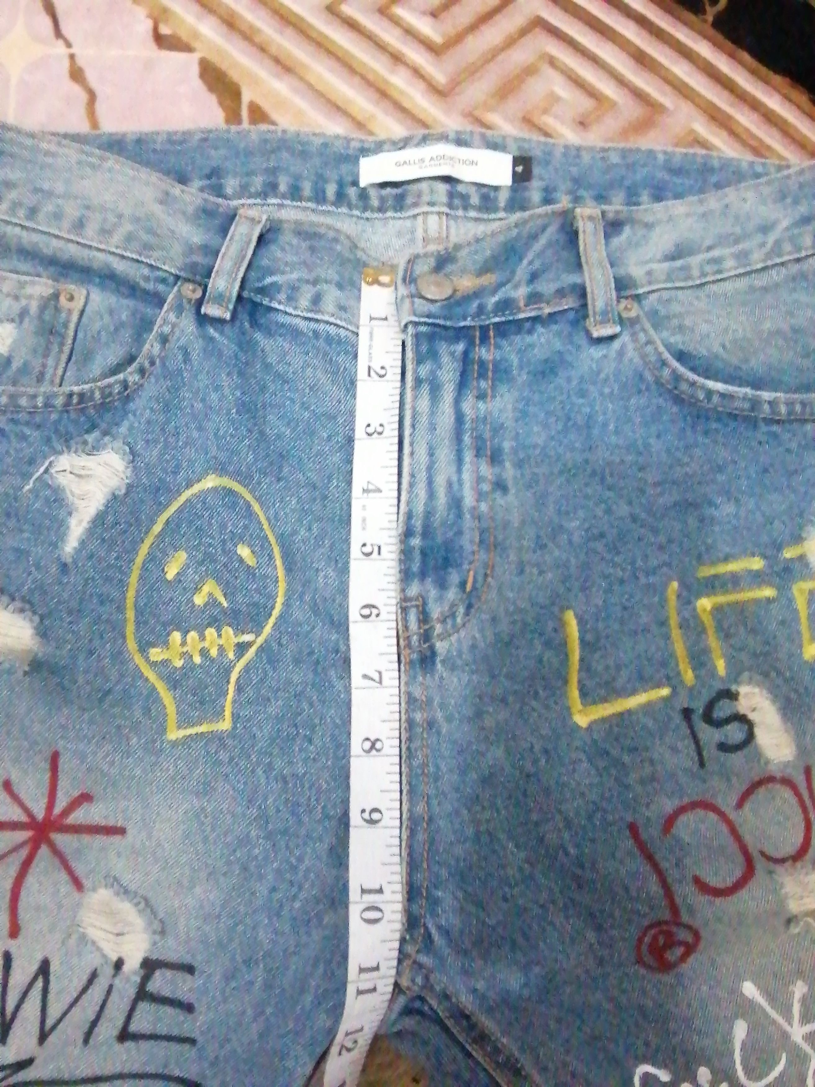 Other GALLIS ADDICTION GARMENTS DISTRESSED DENIM Size US 36 / EU 52 - 10 Thumbnail