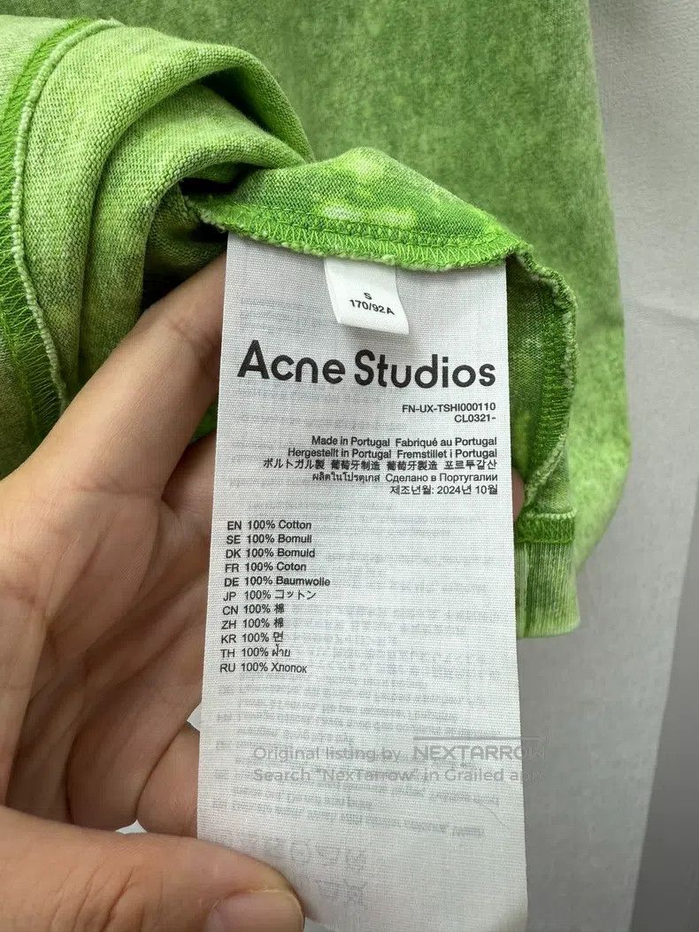 Acne Studios Acne Studios Short-Sleeve T-Shirt Size US S / EU 44-46 / 1 - 8 Thumbnail