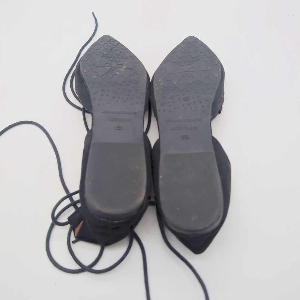 Other Black Hanzi Xiaojie Sz 8.5 Women's Lace-Up Roman Flats Size US 8.5 / IT 38.5 - 6 Thumbnail