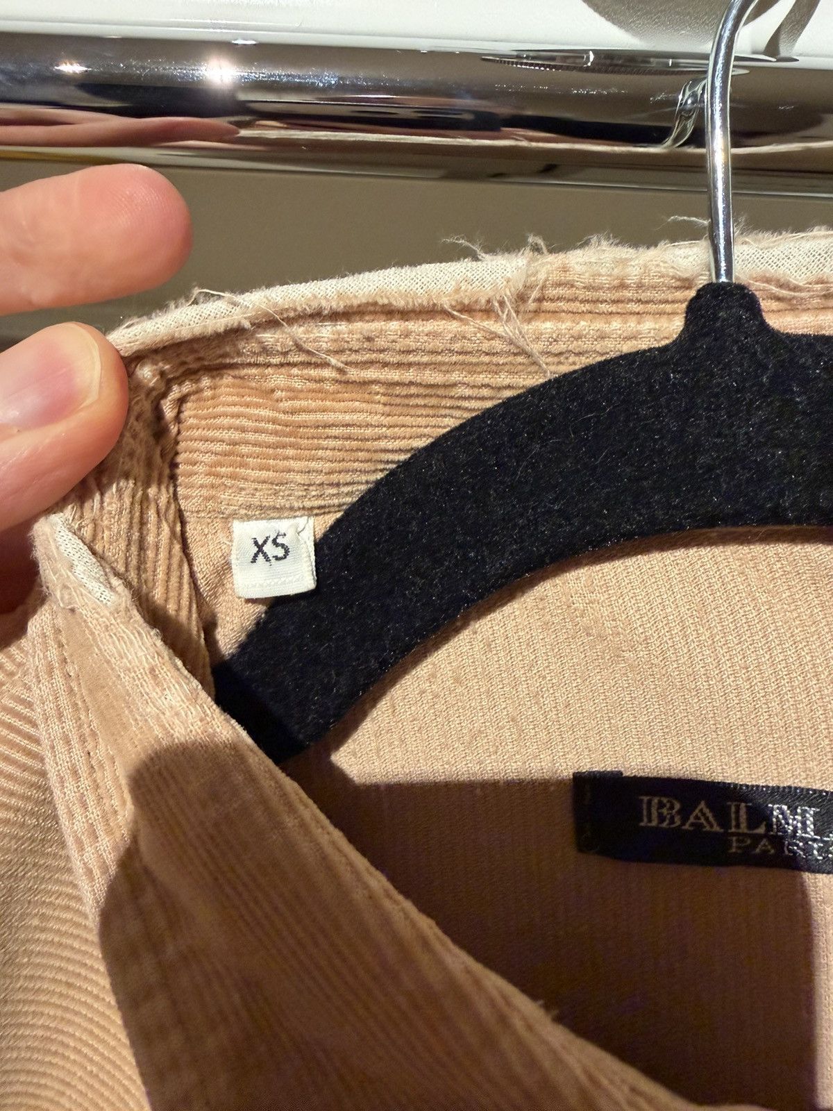 Balmain Balmain Decarnin Era Corduroy Shirt Size US XS / EU 42 / 0 - 9 Thumbnail
