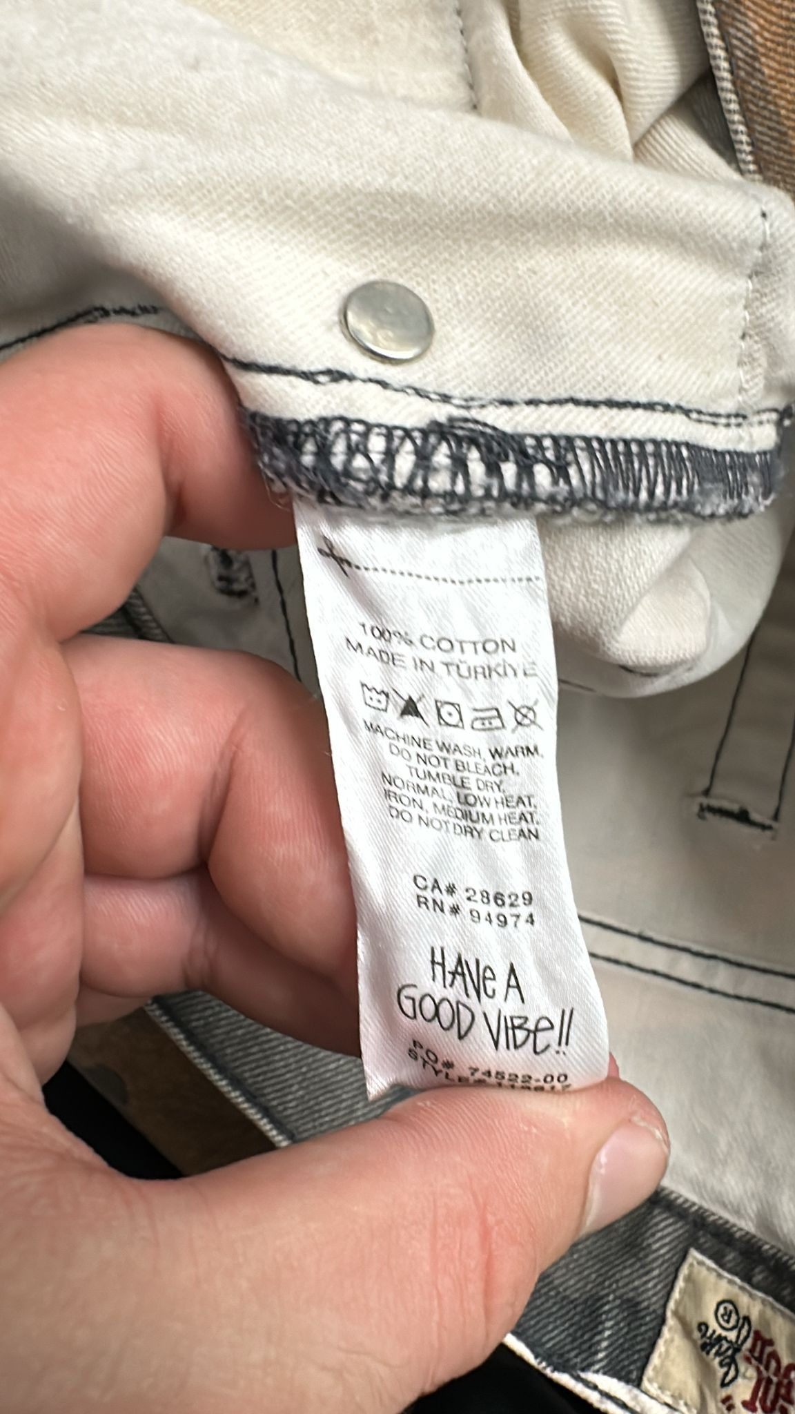 Stussy × Vintage Stüssy Dye Big Ol Spray Jeans Orange Camo Size 32 Size US 32 / EU 48 - 7 Thumbnail