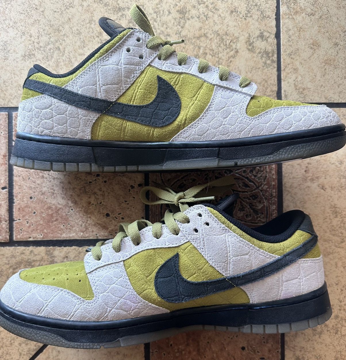 Nike Nike dunk by you grey green Size US 11.5 / EU 44-45 - 2 Thumbnail