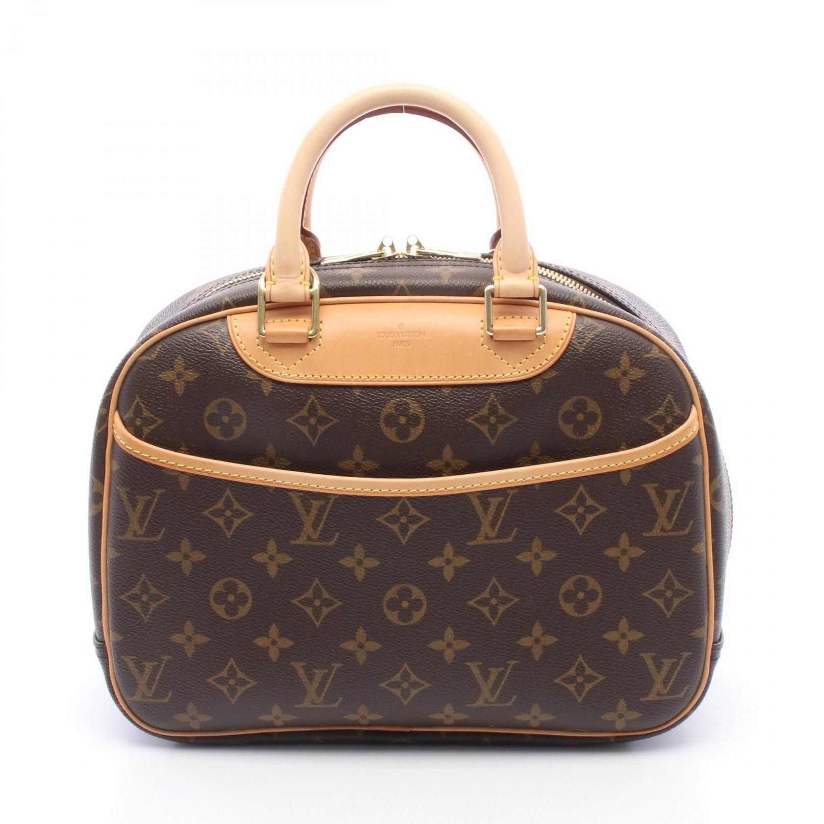 Louis Vuitton Louis Vuitton Louis Vuitton Trouville Monogram Handbag Textile Handbag M42228 DUTY FREE for USA Size ONE SIZE - 1 Thumbnail
