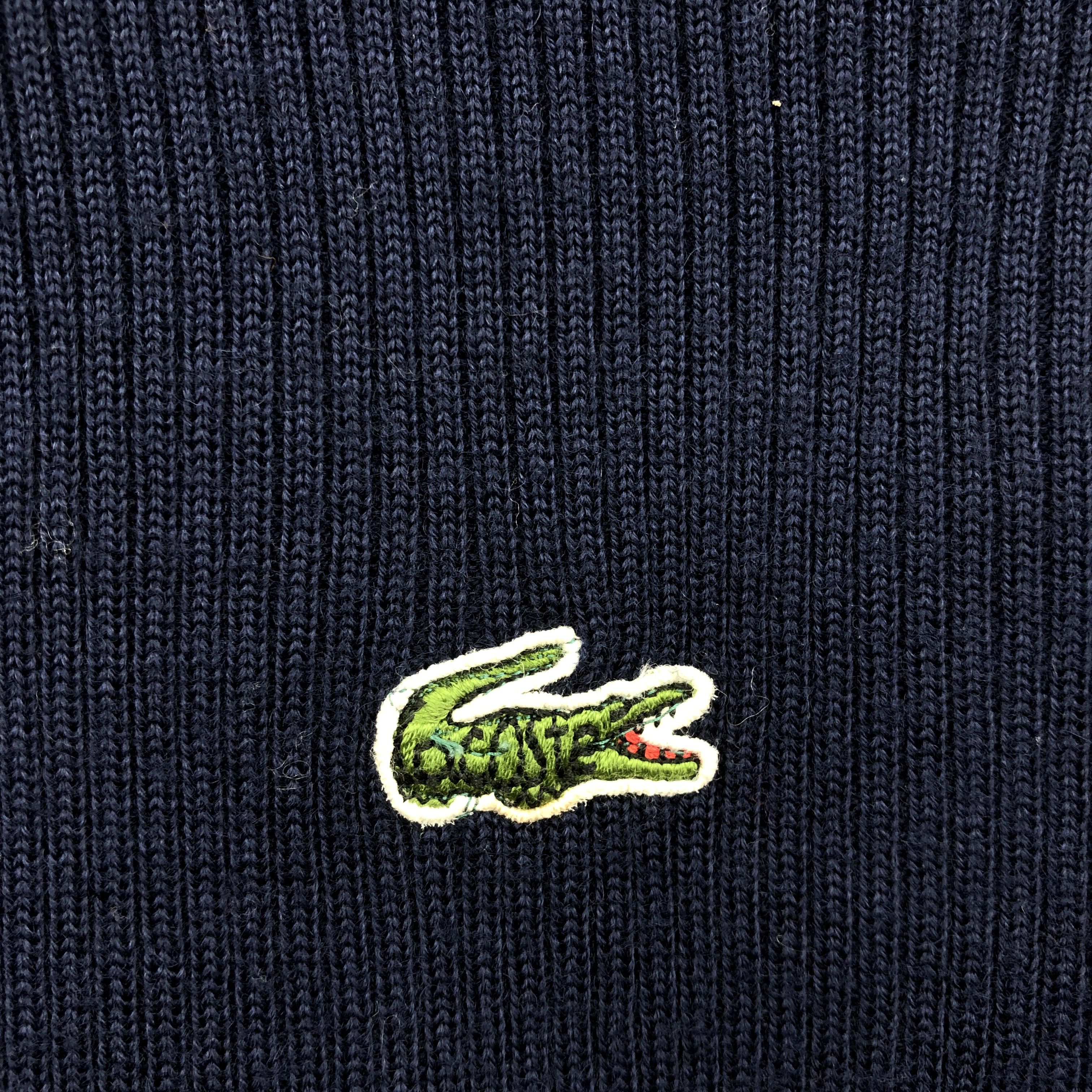 Lacoste × Vintage Vintage Lacoste Turtleneck Knit Sweater Sweatshirt Jumper Size US S / EU 44-46 / 1 - 4 Thumbnail