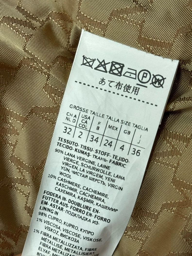 Max Mara Max Mara 101801 Camel double-breasted long wool coat Size XS / US 0-2 / IT 36-38 - 9 Thumbnail