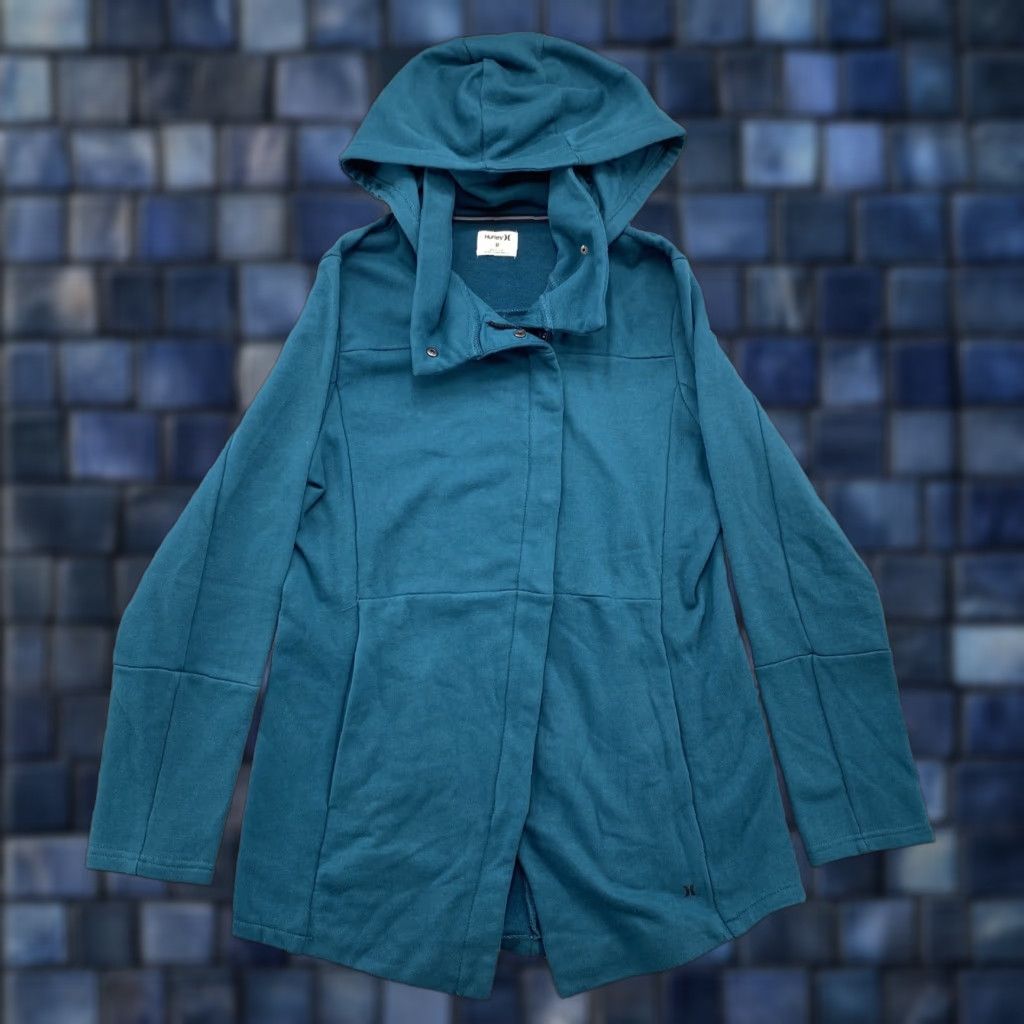 Hurley Hurley Women’s Full Zip Hood Jacket Blue Medium Size M / US 6-8 / IT 42-44 - 1 Thumbnail
