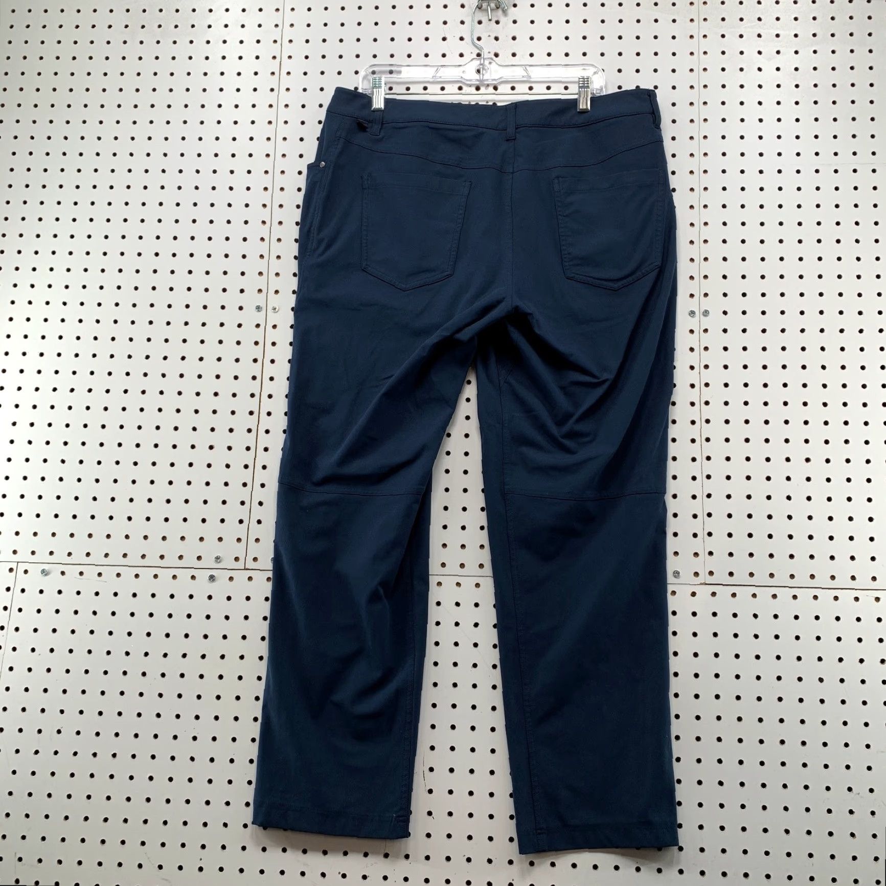 Lululemon Lululemon Chino Pants Mens 36X30.5 Navy Blue Straight Fit Work City Pants Size US 36 / EU 52 - 2 Thumbnail