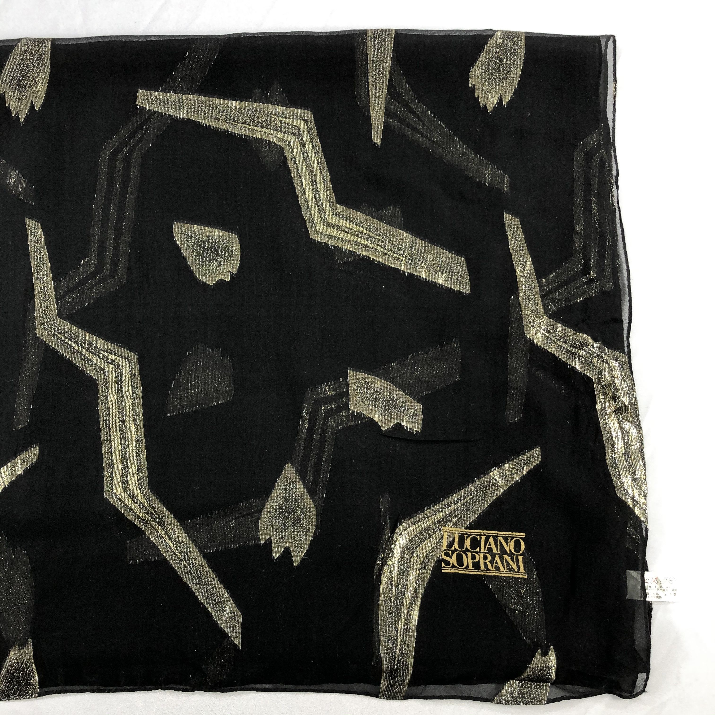 Vintage Vintage Luciano Soprani Silk Scarf Size ONE SIZE - 5 Thumbnail