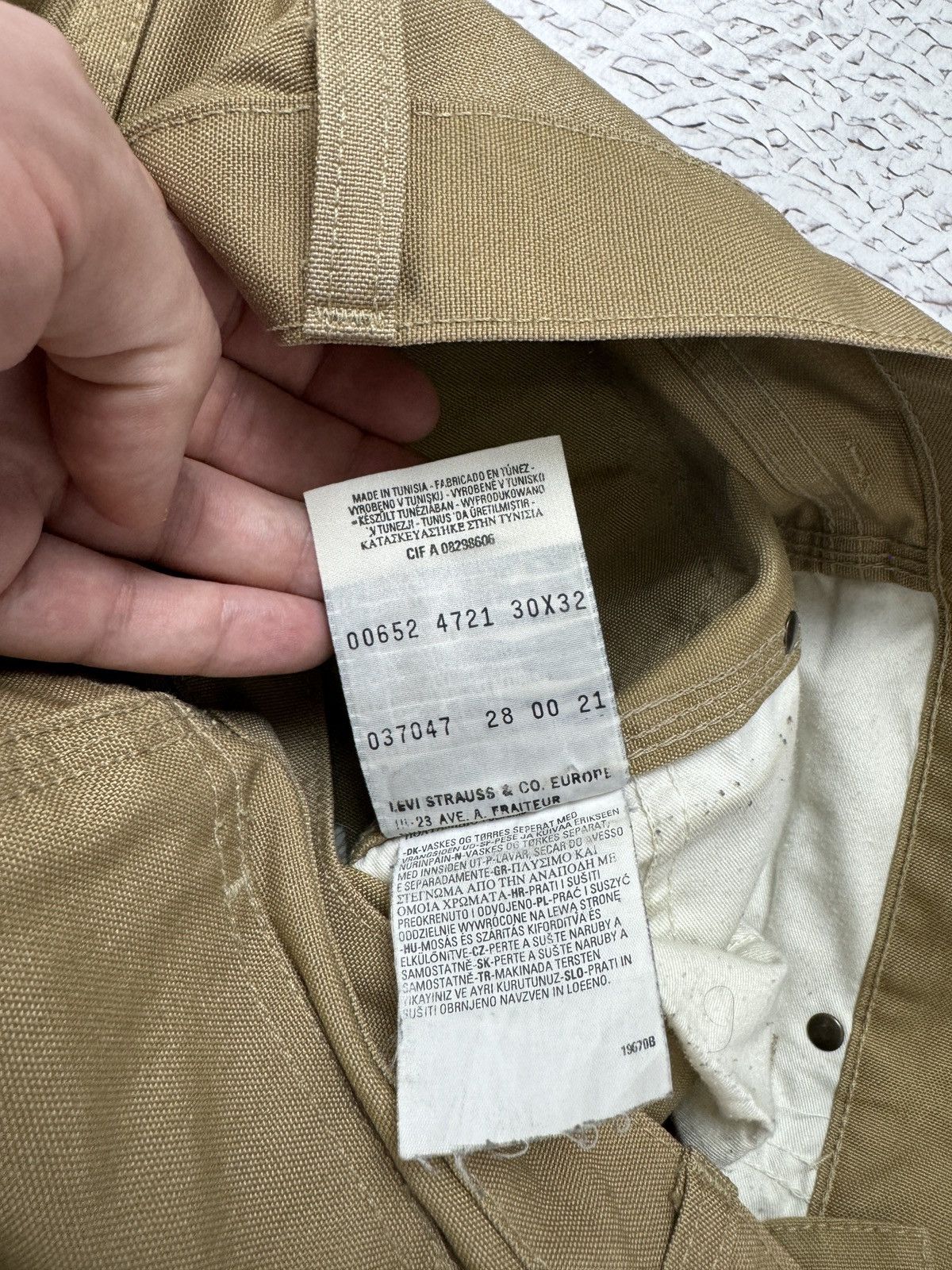 Levi's × Levi's Vintage Clothing Levi’s vintage 90s 00s beige carpenter worker casual pants Size US 30 / EU 46 - 12 Thumbnail