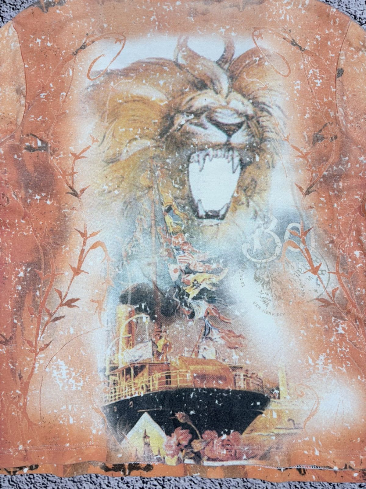 Japanese Brand Vintage Y2K Grunge Angel Lion All Over Print Top Size M Size L / US 10 / IT 46 - 9 Thumbnail