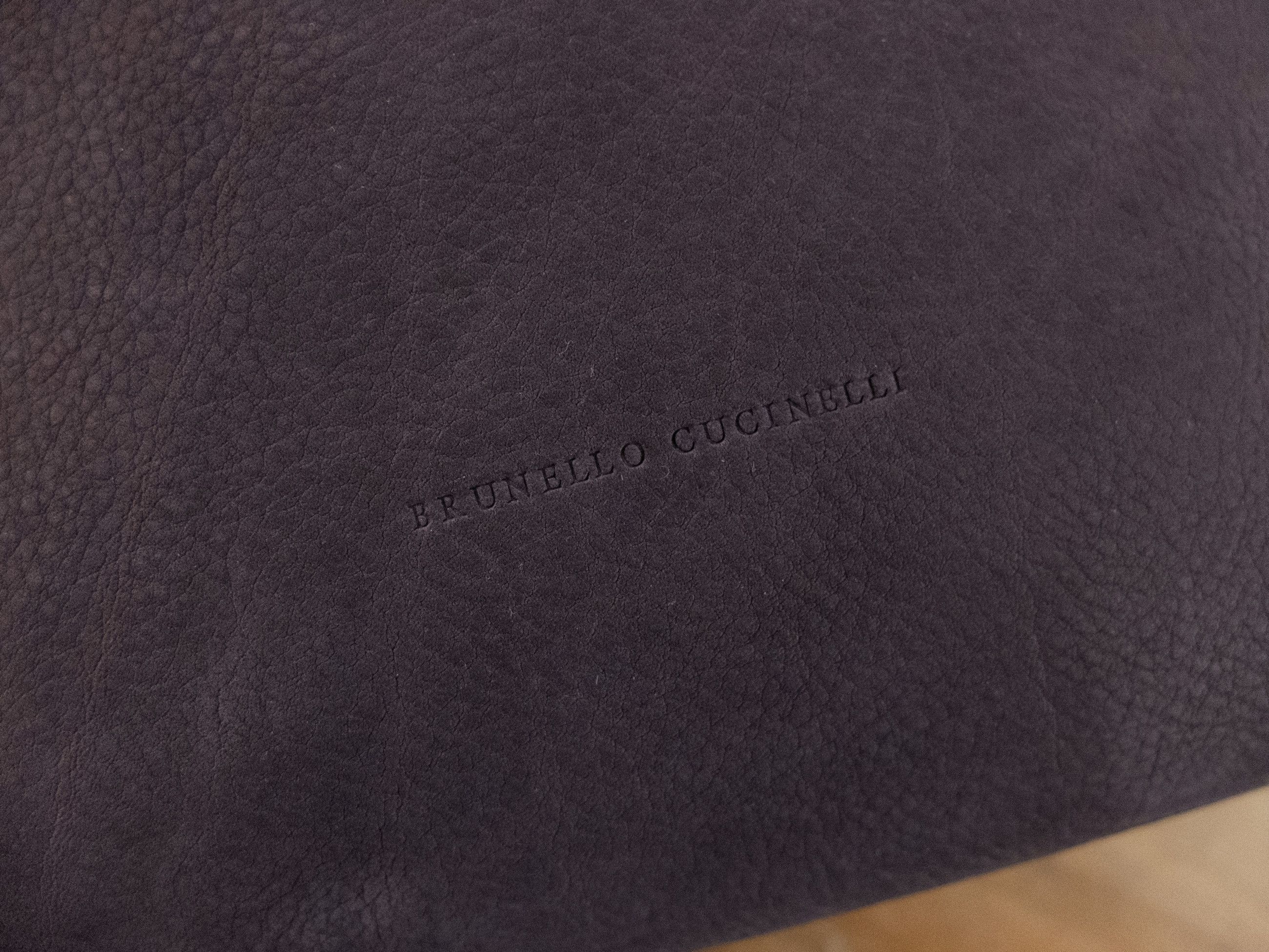 Brunello Cucinelli BRUNELLO CUCINELLI purple suede crossbody messenger bag Size ONE SIZE - 6 Thumbnail