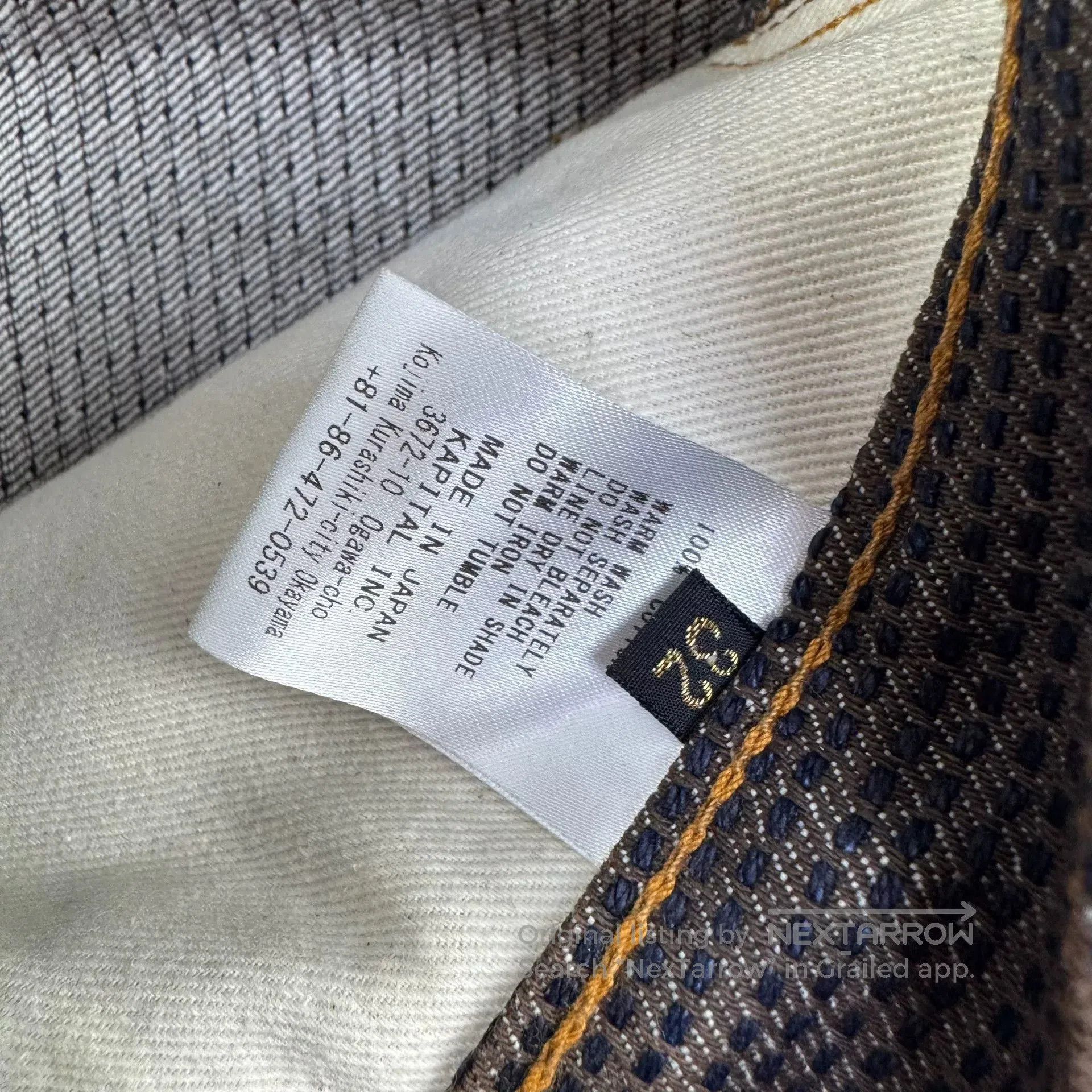 Kapital Kapital Century Khaki Dyed Denim Pants. Size US 32 / EU 48 - 9 Thumbnail