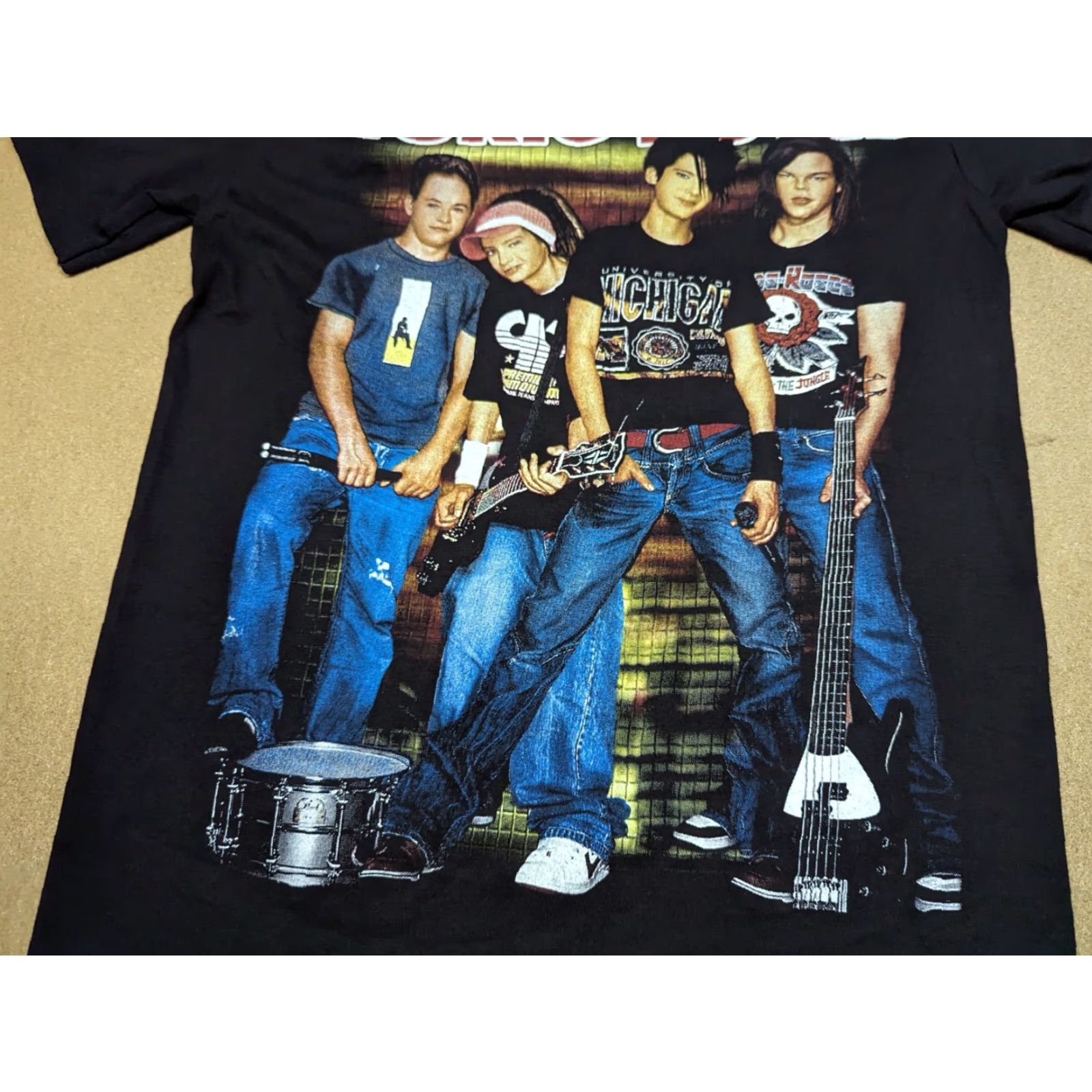 Vintage Tokio Hotel Vintage Shirt Mens Medium Band Tee Music Pop Rock Tokyo Thunder T-Shirt Unisex Adults Short Sleeve Round Neck Black 90s Concert Size US M / EU 48-50 / 2 - 5 Thumbnail
