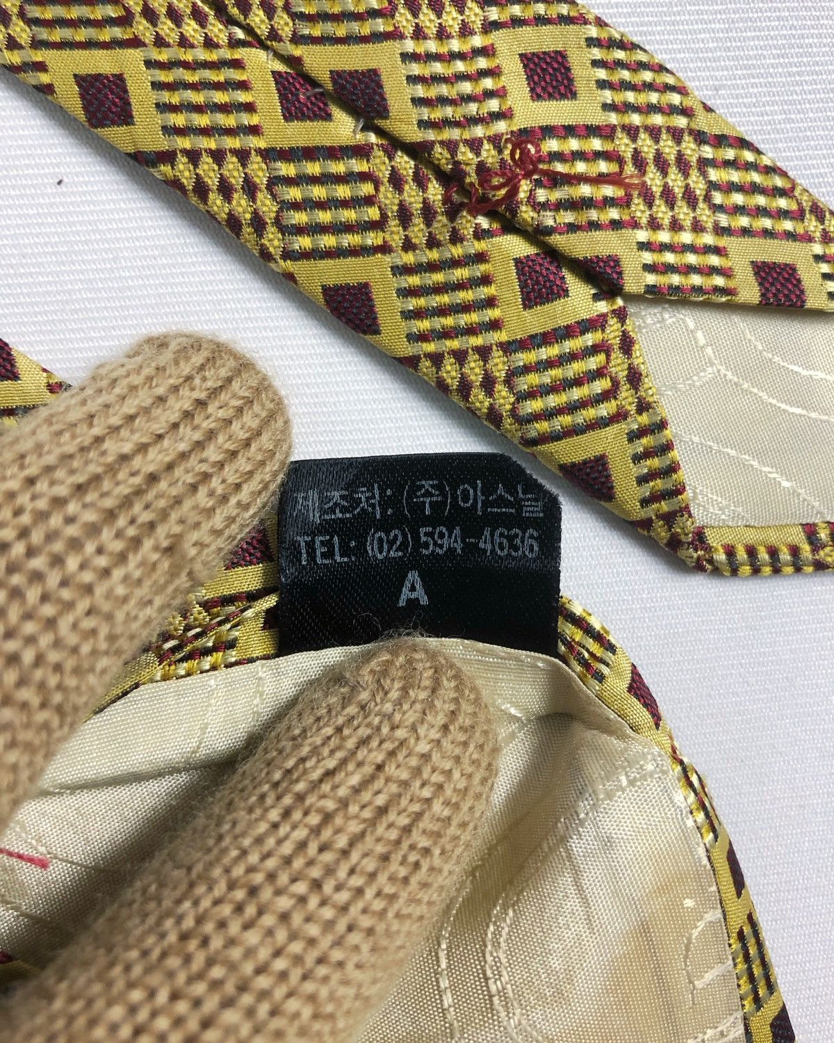 Christian Dior Monsieur Rare Vintage Christian Dior Monsieur Silk Tie Size ONE SIZE - 9 Thumbnail