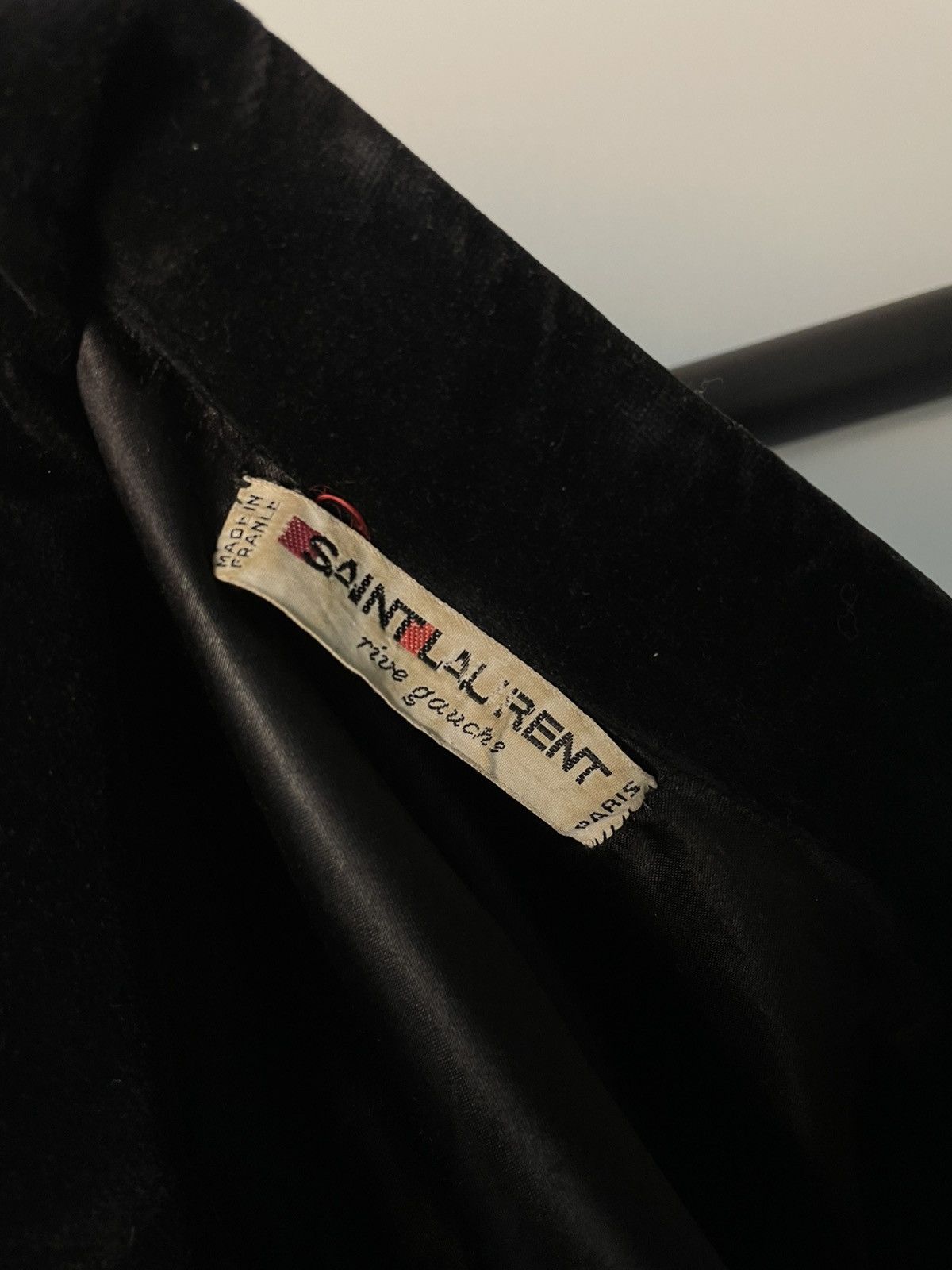 Saint Laurent Paris Saint Laurent Paris Rive Gauche 80s Leather Coat Size ONE SIZE - 6 Thumbnail