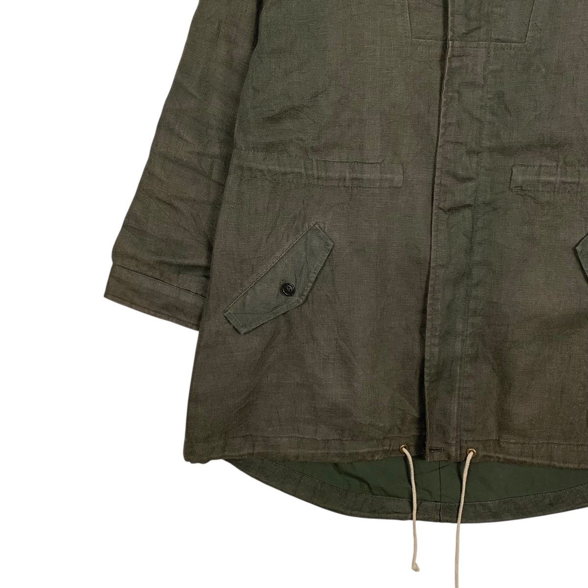 Japanese Brand Chambre De Nimes Hooded Military Parka Size M / US 6-8 / IT 42-44 - 3 Thumbnail