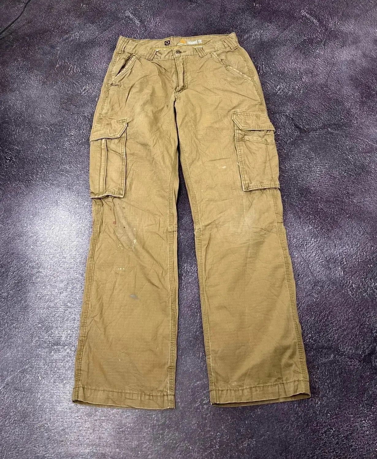 Carhartt × Vintage Vintage Carhartt American Hype Work Baggy Cargo Pants Size US 32 / EU 48 - 2 Thumbnail
