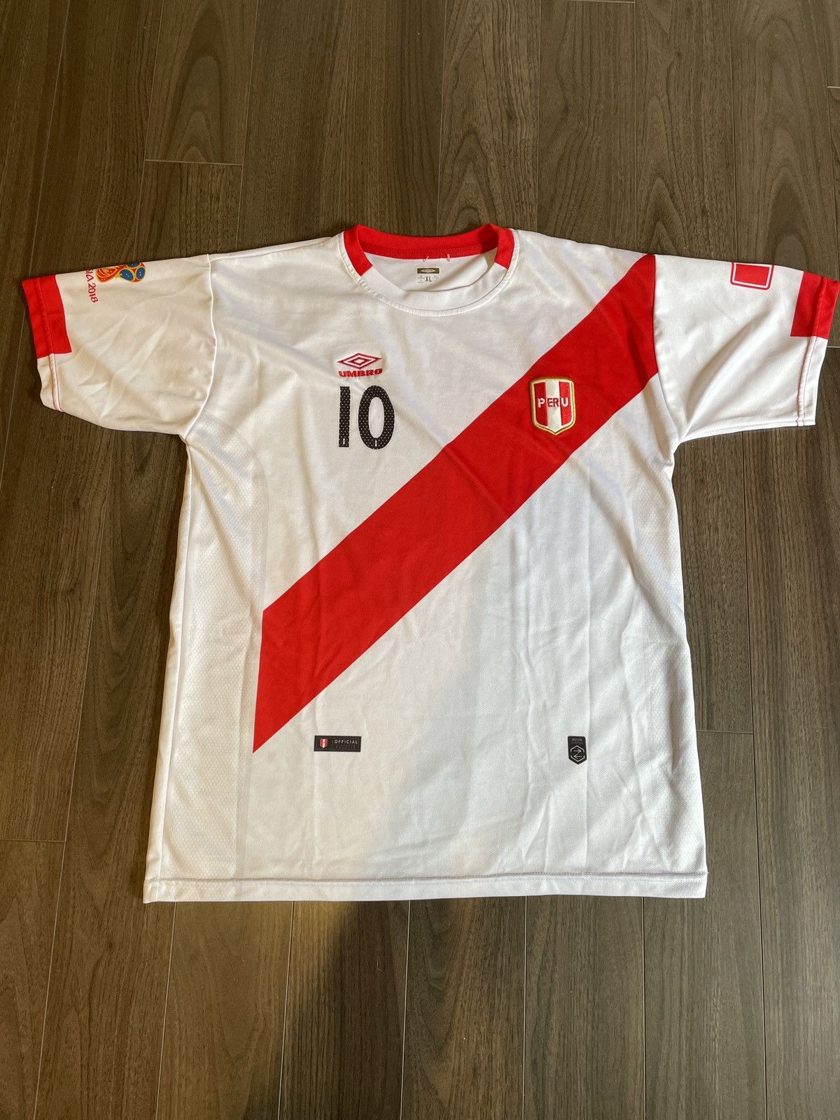 Umbro PERU Farfan World Cup Jersey Grailed