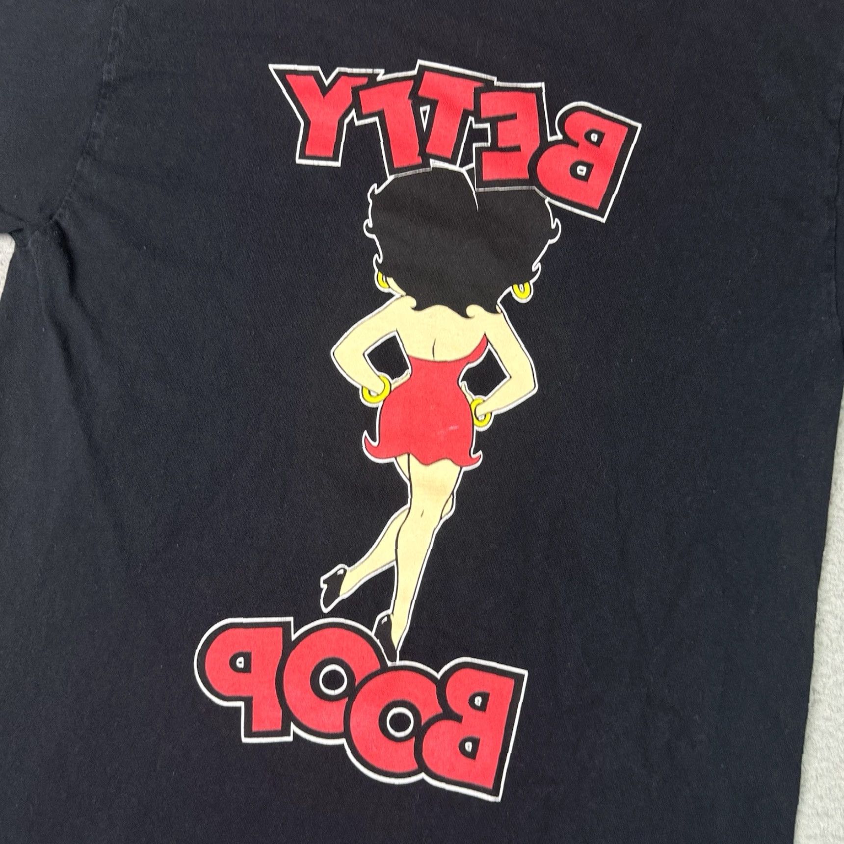 Doublet VINTAGE Betty Boop T Shirt Mens M Black Double Sided Graphic 1996 Rare Tee Size US M / EU 48-50 / 2 - 5 Thumbnail
