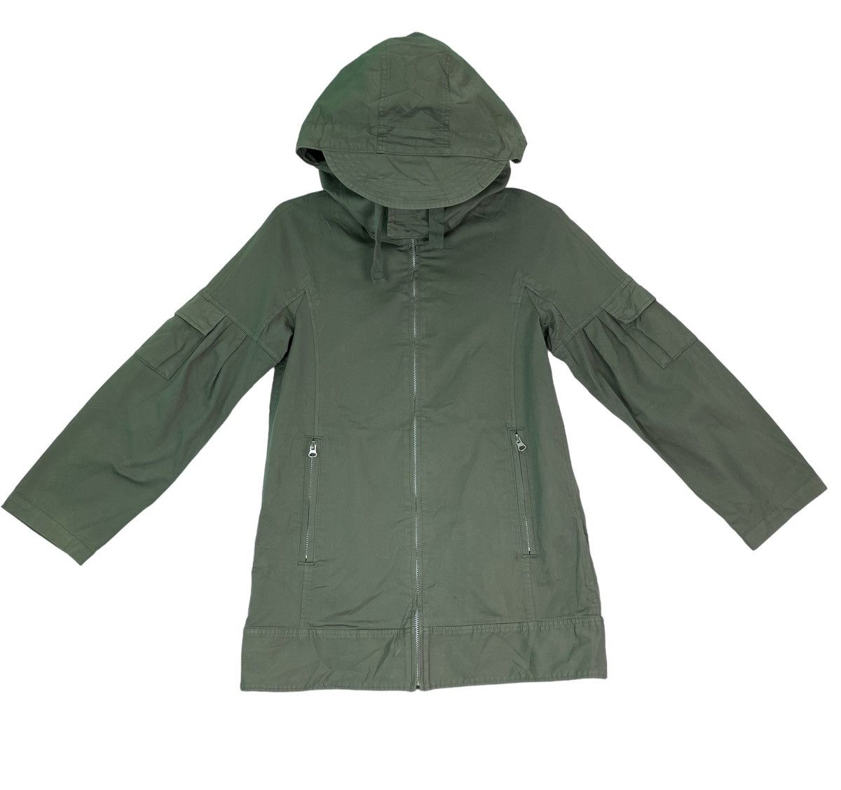 Issey Miyake × Zucca 90s Zucca outdoor hunting survival hooded hat jacket parka Size S / US 4 / IT 40 - 3 Thumbnail