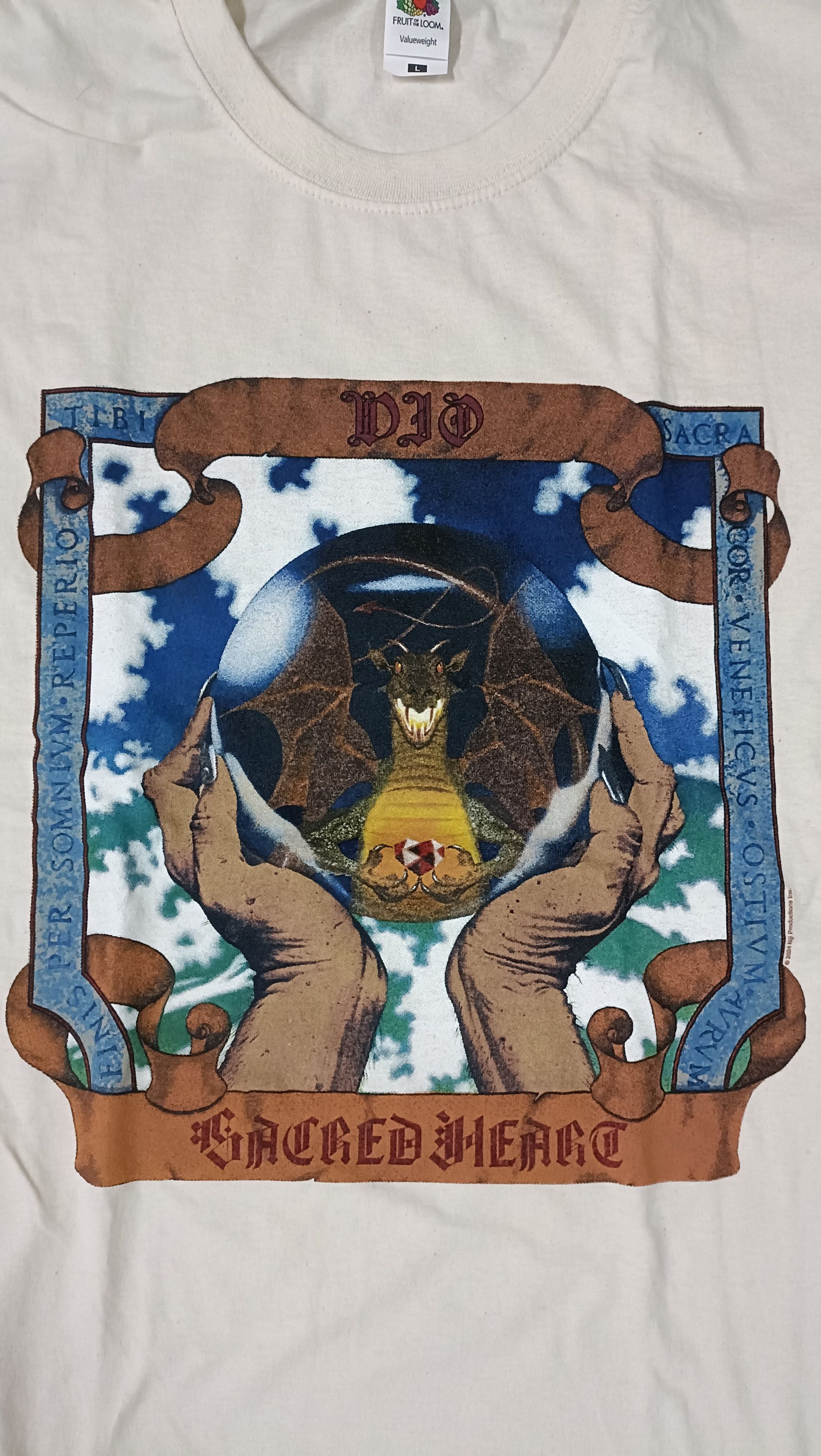 Band Tees T-shirt Dio Size US L / EU 52-54 / 3 - 2 Thumbnail