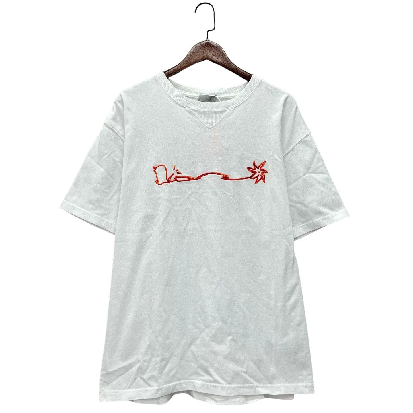 Dior Dior Embroidery Logo T-Shirt US XXL Size US XXL / EU 58 / 5 - 1 Thumbnail