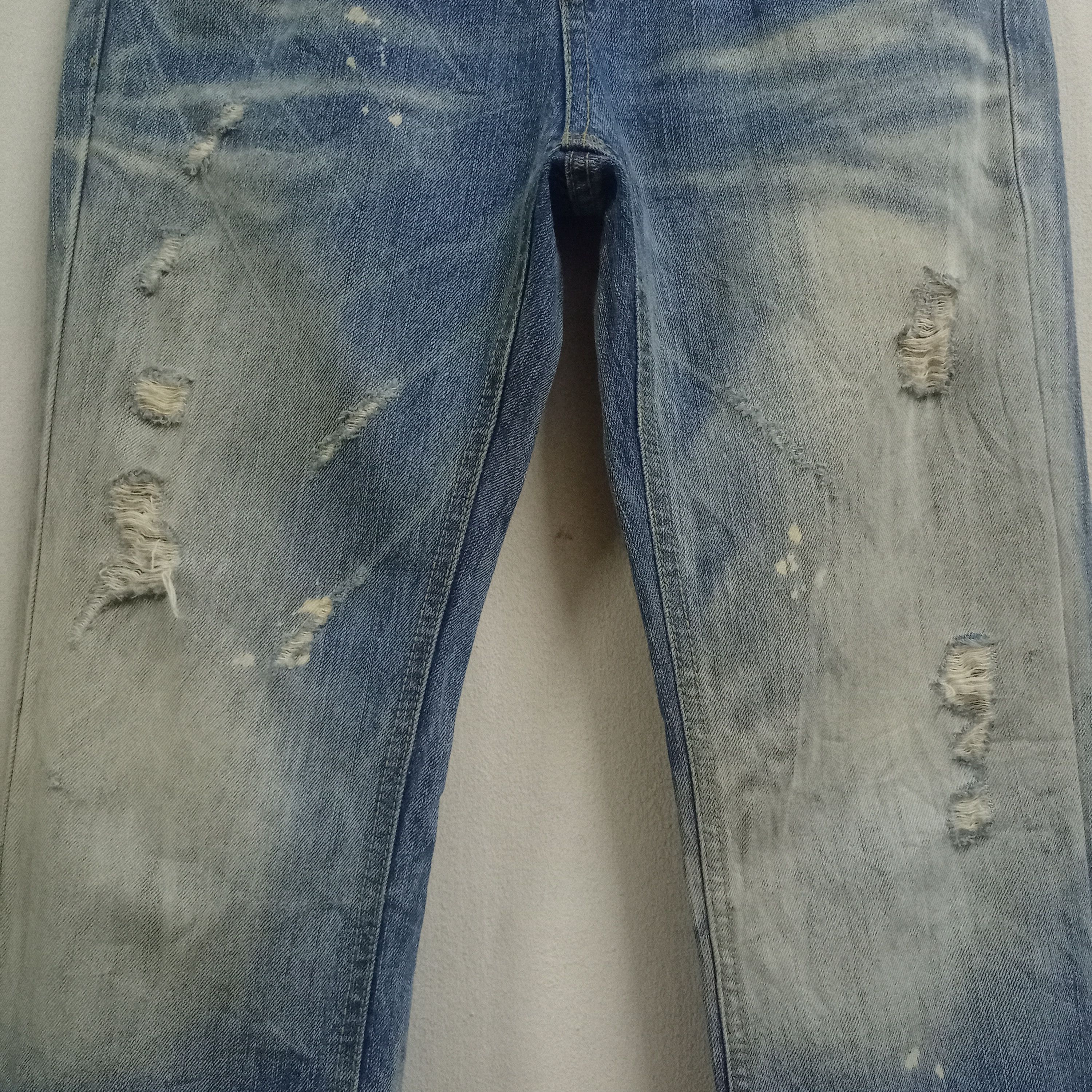 Japanese Brand Vintage Japanese Brand Acid Wash Style Loose Jeans Size US 30 / EU 46 - 5 Thumbnail
