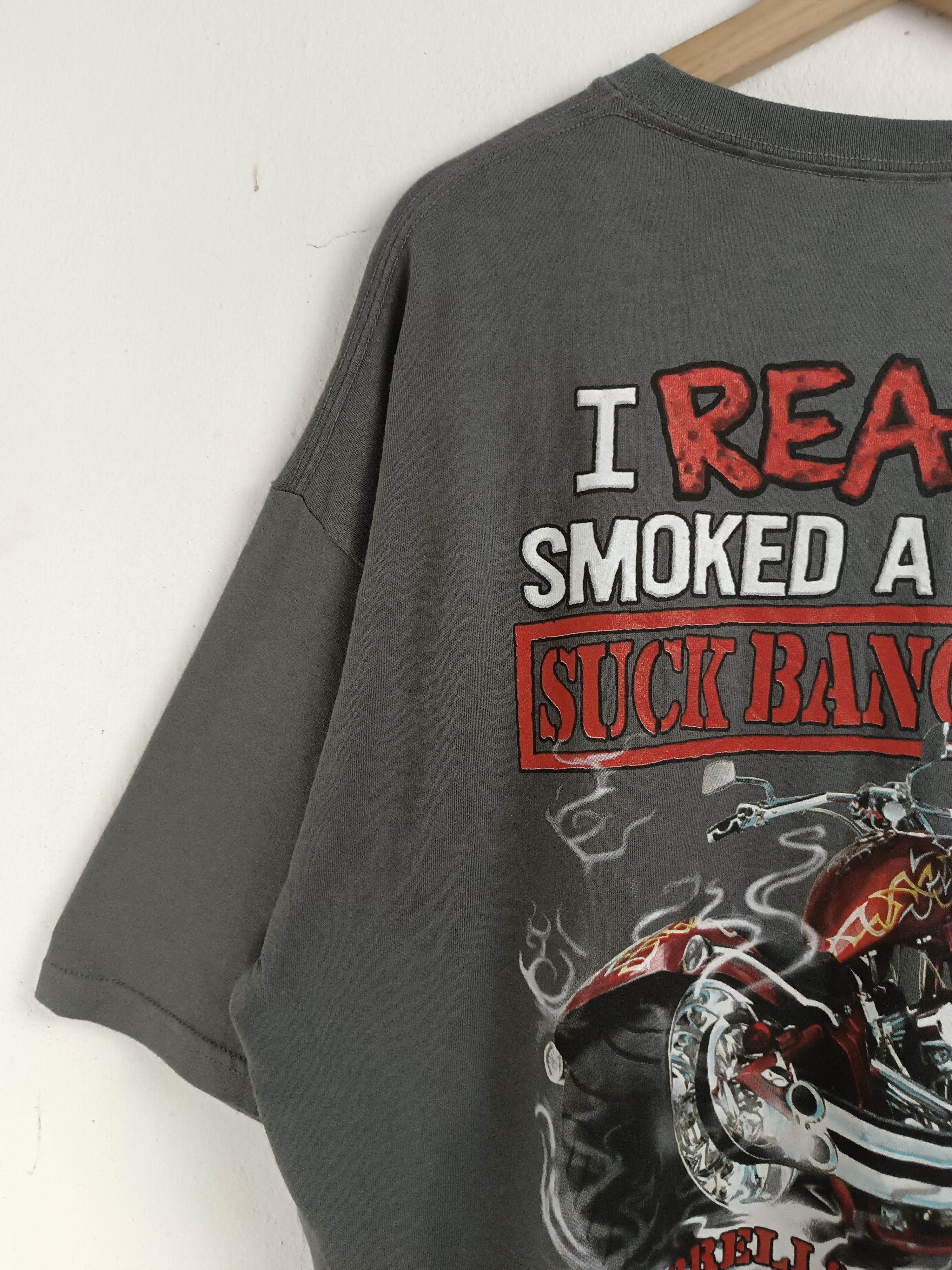 Vintage VINTAGE I REALLY SMOKE A FATTY AT SUCK BANG BLOW HUMOR FUNNY Size US XL / EU 56 / 4 - 11 Thumbnail