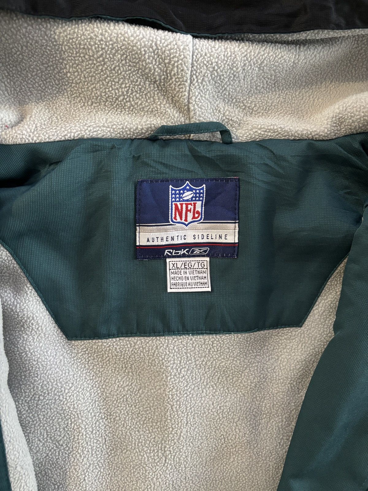 Reebok Reebok NFL Philadelphia Eagles Sideline Fleece Jacket XL Size US XL / EU 56 / 4 - 8 Thumbnail