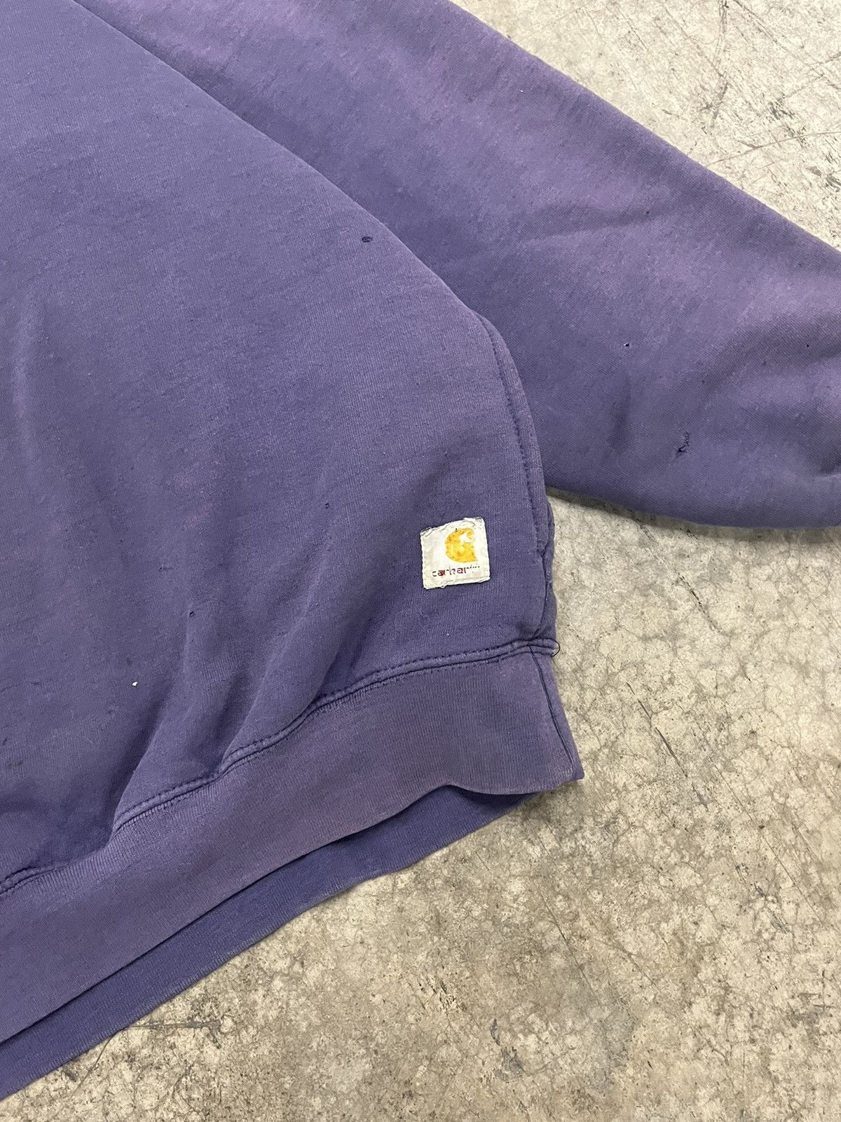 Carhartt × Vintage Carhartt thermal lined vintage crewneck sun faded boxy hype Size US XL / EU 56 / 4 - 5 Thumbnail