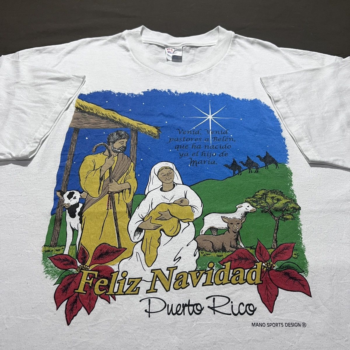 Vintage Vintage 90s Mary God Jesus Bible Holy Tee XL Size US XL / EU 56 / 4 - 1 Thumbnail