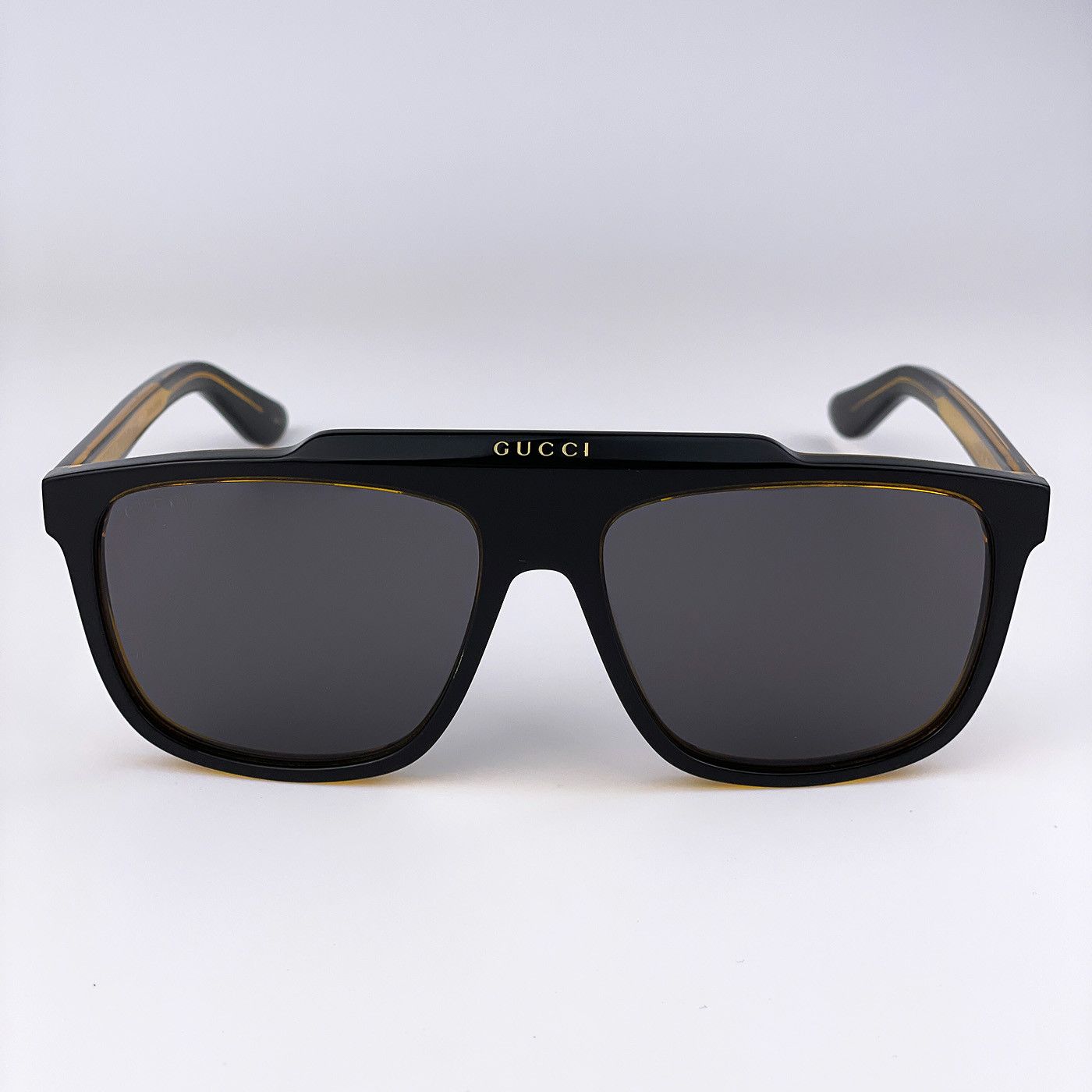 Gucci NEW GUCCI GG1039S 001 Aviator Plastic Unisex Sunglasses Size ONE SIZE - 2 Thumbnail
