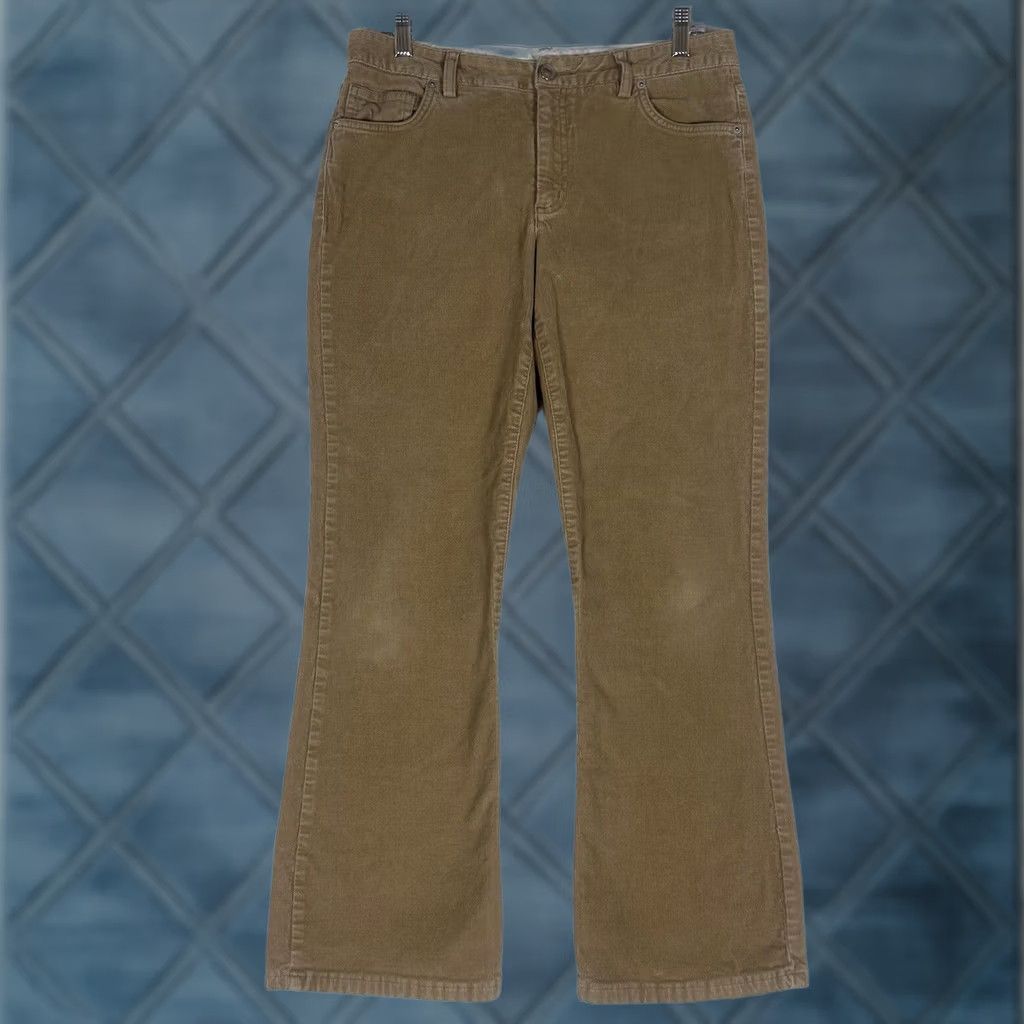 Lands' End Lands' End Corduroy Pants Women's Size 10 Straight Leg Brown Pockets Casual Tan Size 32" / US 10 / IT 46 - 1 Thumbnail