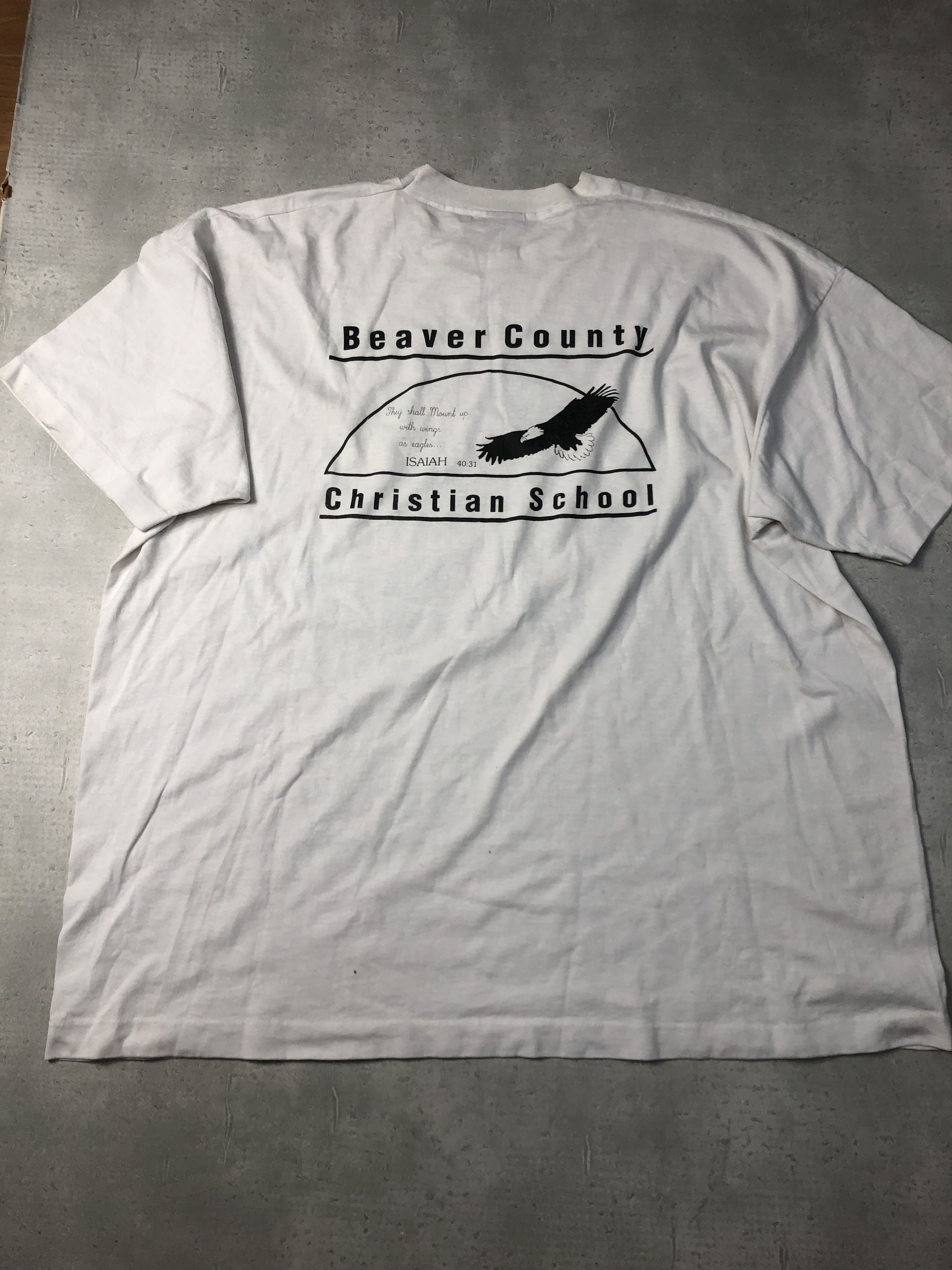 Vintage Vintage wide graphic tee t-shirt 28-1-1 113 Size US XXL / EU 58 / 5 - 2 Thumbnail