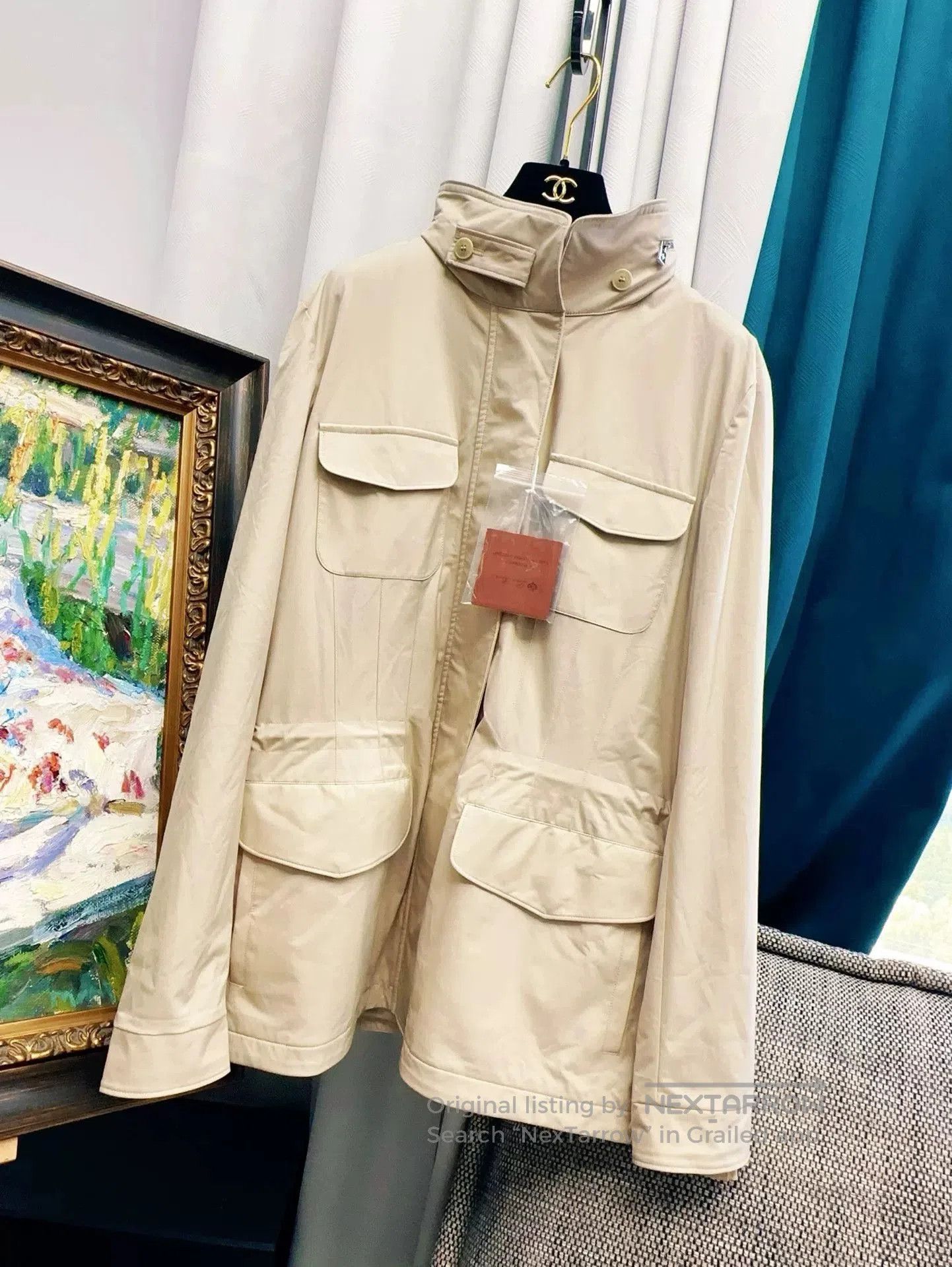 Loro Piana Classic Khaki Traveler Jacket.