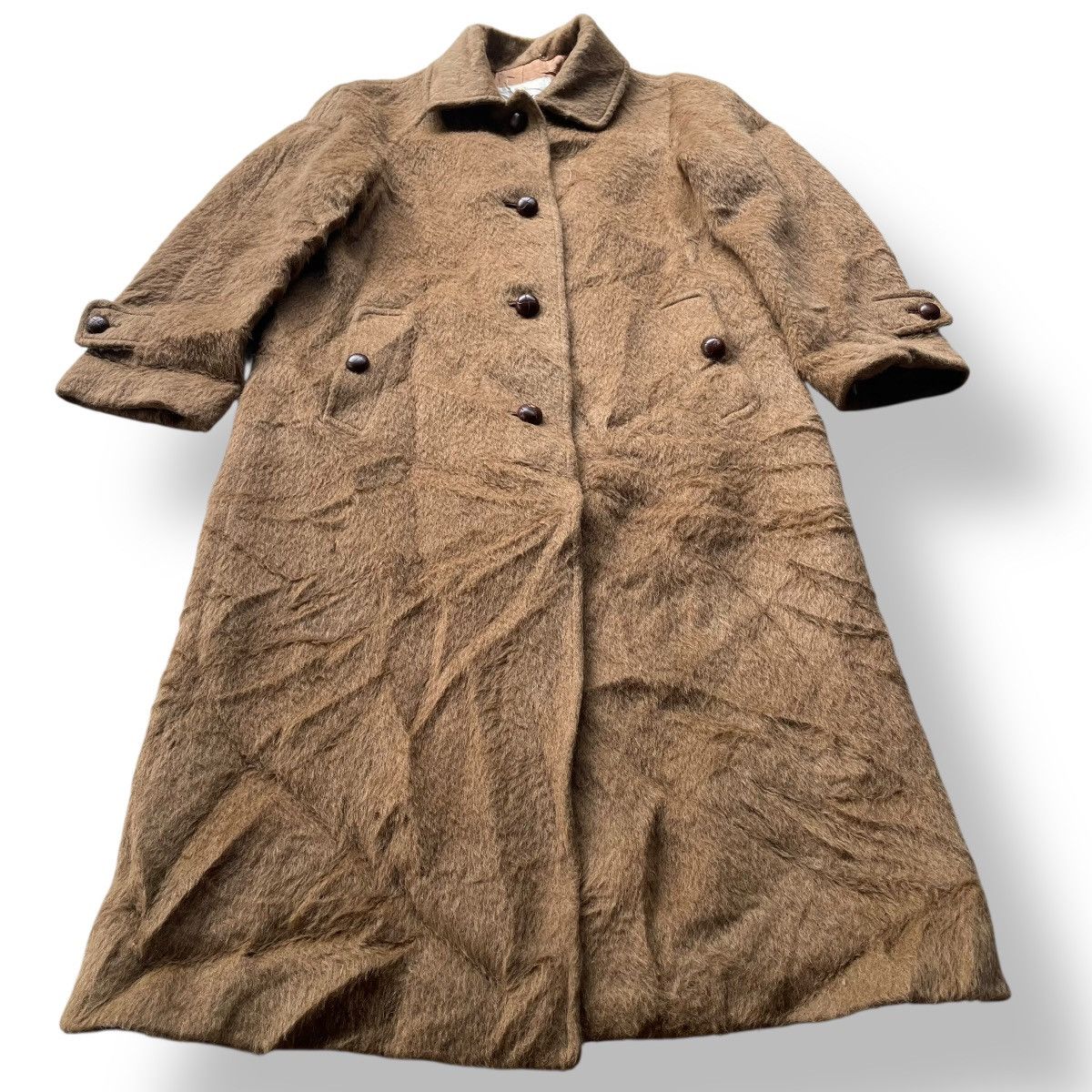 Japanese Brand Vintage Cojana Japanese Wool Alpaca Autum Winter Long Jacket Size US S / EU 44-46 / 1 - 3 Thumbnail