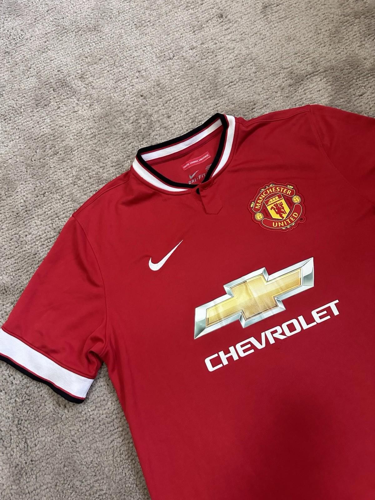 Adidas 2017 Manchester United Football Shirt Soccer Jersey Mata #8 Size US L / EU 52-54 / 3 - 4 Thumbnail