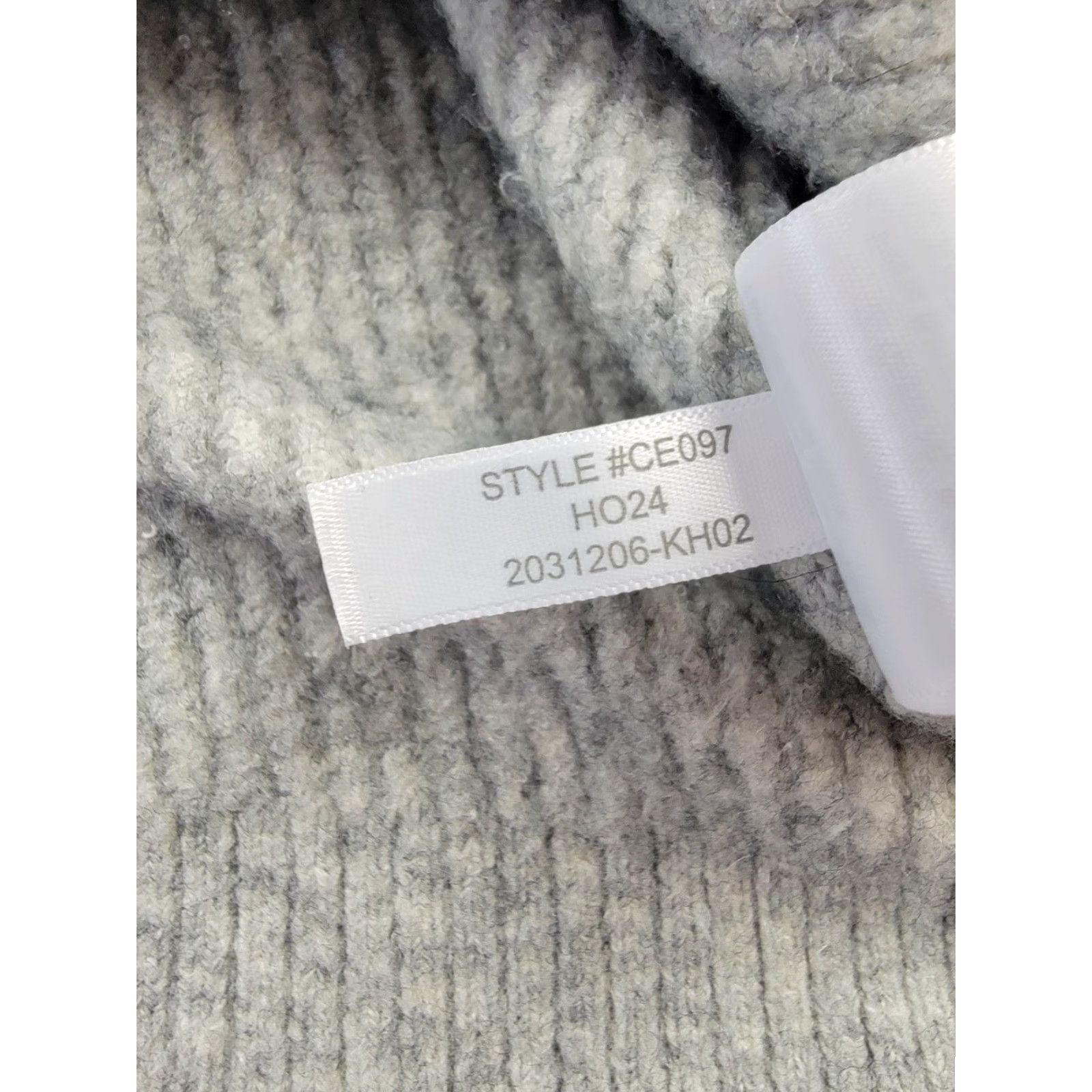 J.Crew J. Crew Sweater Womens Large Gray Ribbed Crewneck Pullover Knit Regular Wool Acrylic Spandex Polyamide Fall Winter Size L / US 10 / IT 46 - 4 Thumbnail