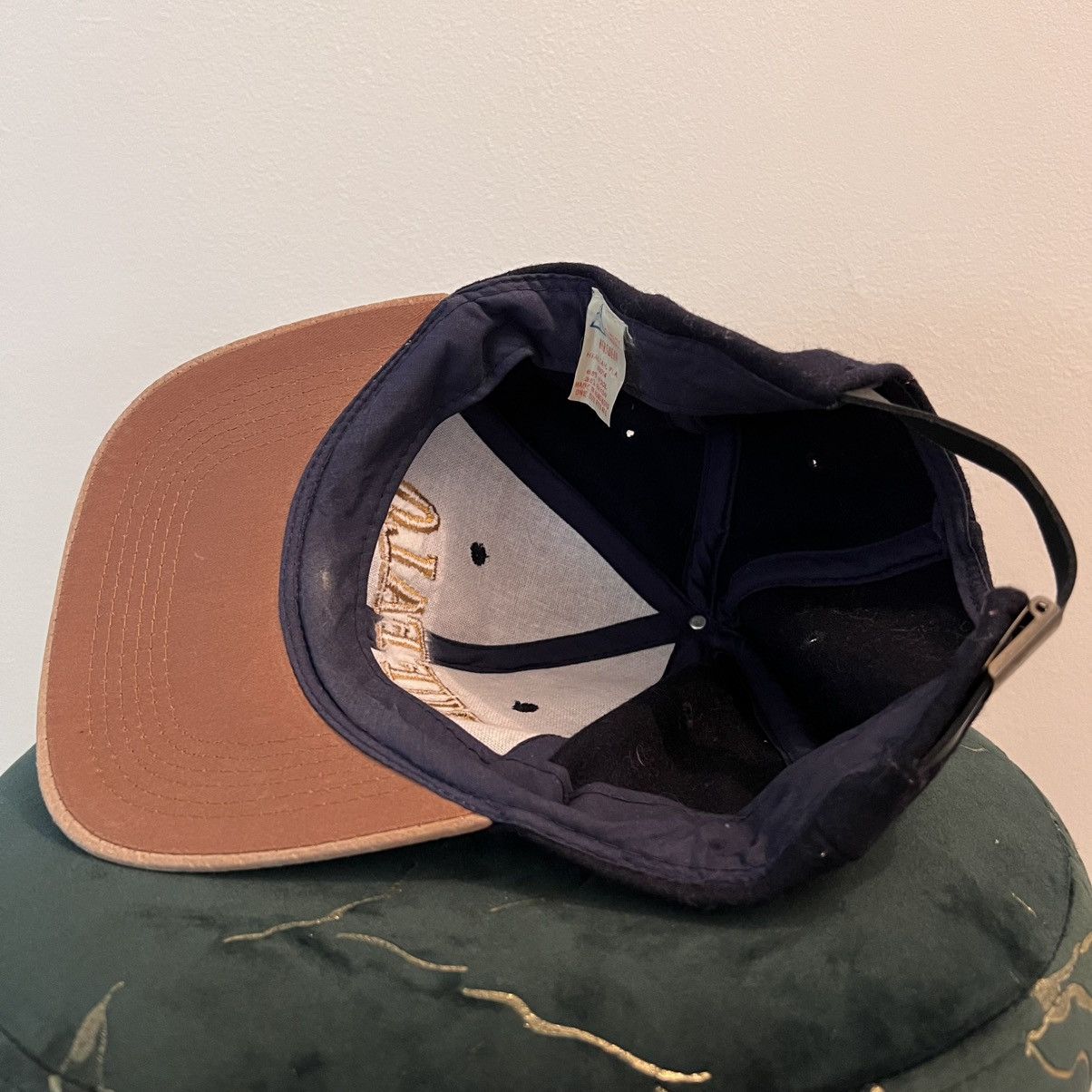 Other Vintage 90s Buffalo NY Hat Black Beige Strapback Size ONE SIZE - 6 Thumbnail