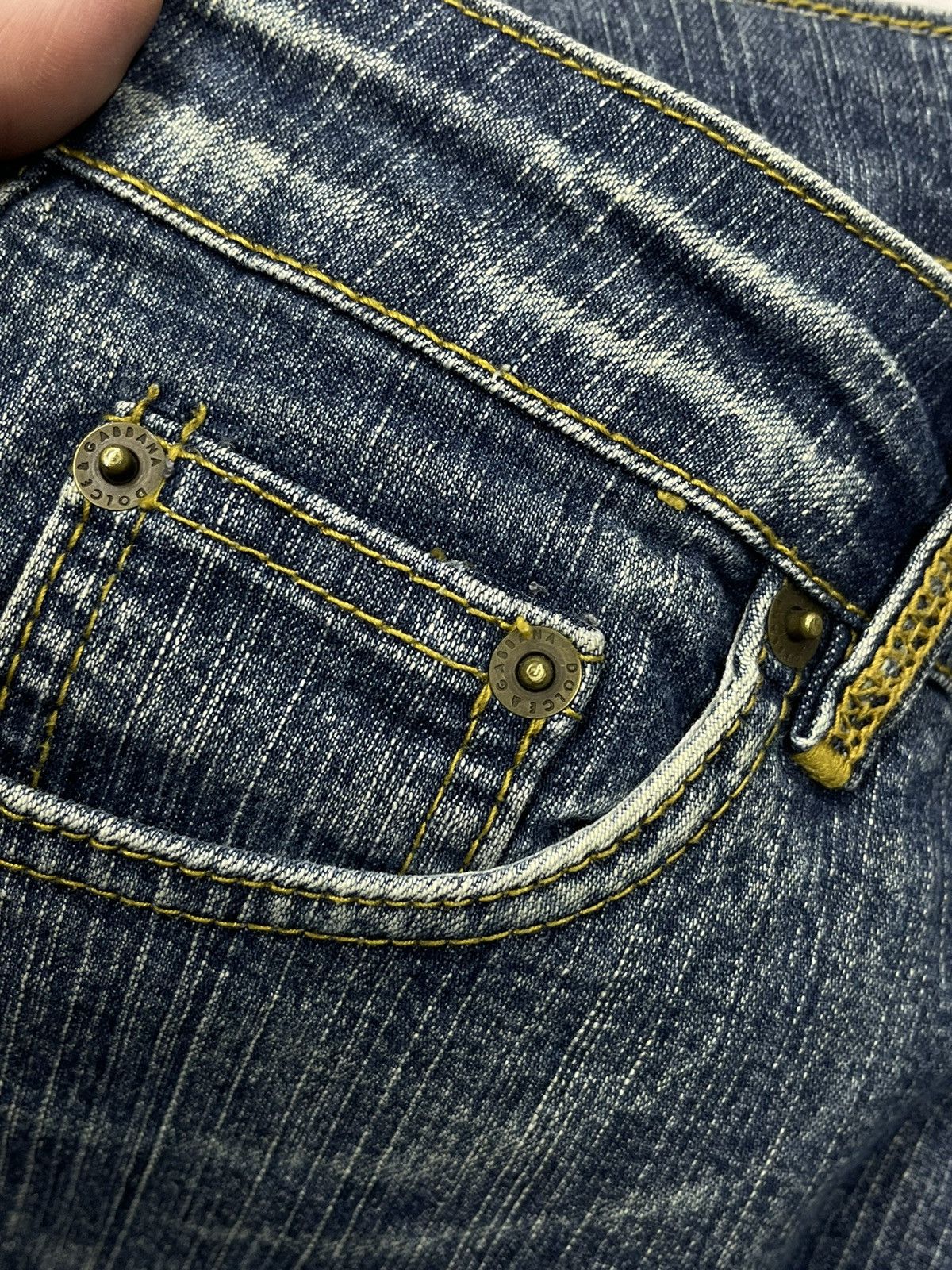 Dolce & Gabbana Vintage Dolce Gabbana Denim Jeans Big Logo Made in Italy Size 34" / US 12 / IT 48 - 11 Thumbnail