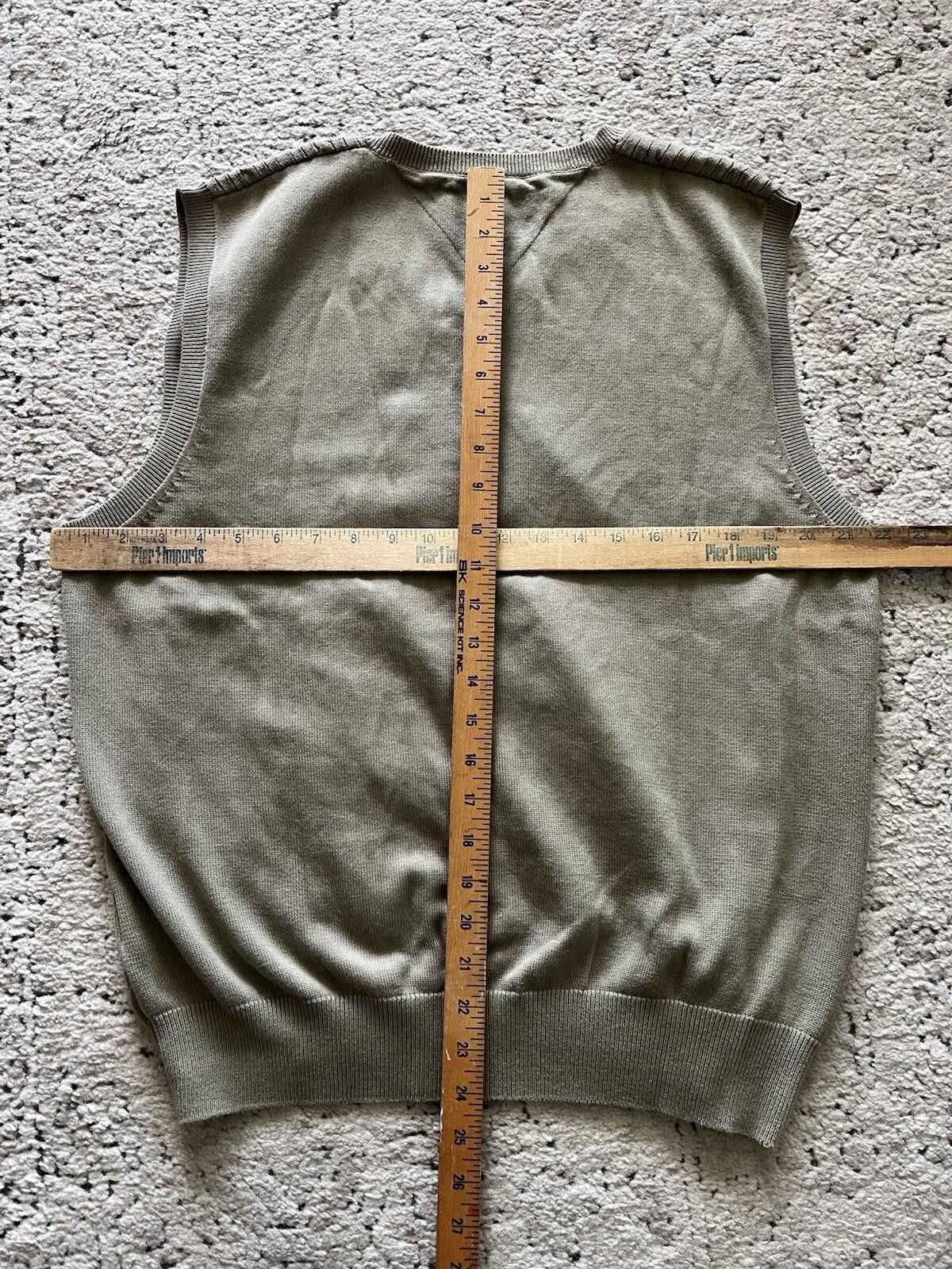 Tommy Hilfiger Tommy Hilfiger Golf Preppy Sleeveless Sweater Vest M Tan Size US M / EU 48-50 / 2 - 4 Thumbnail