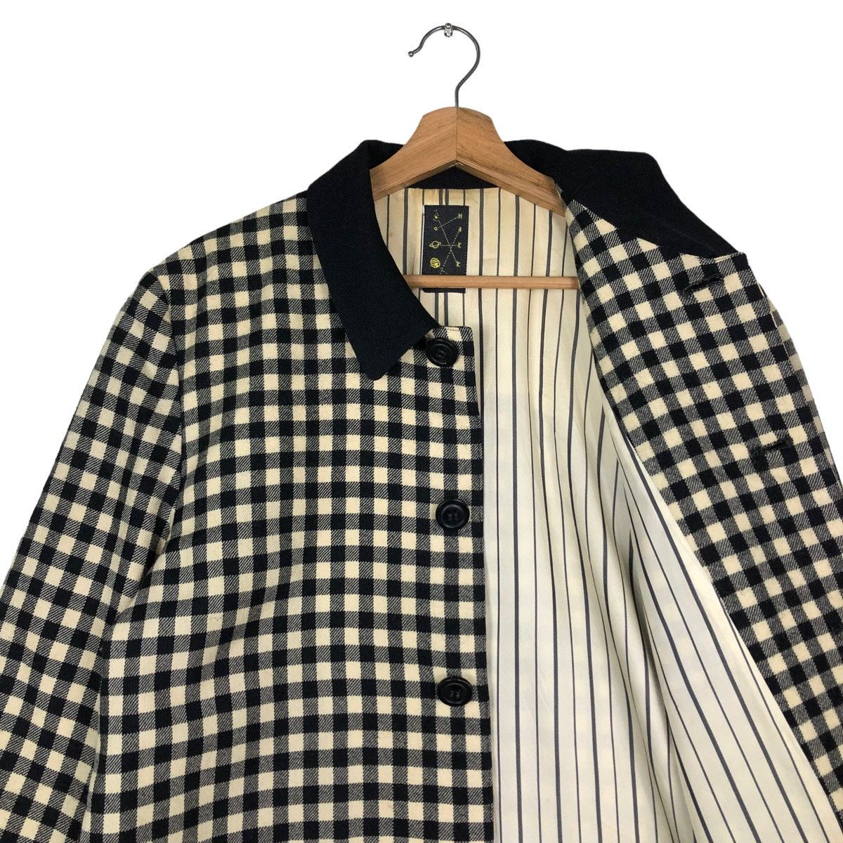 Issey Miyake 🔥VINTAGE CHORE JACKET TARTAN DESIGN HAKKA JAPAN MADE Size US M / EU 48-50 / 2 - 12 Thumbnail