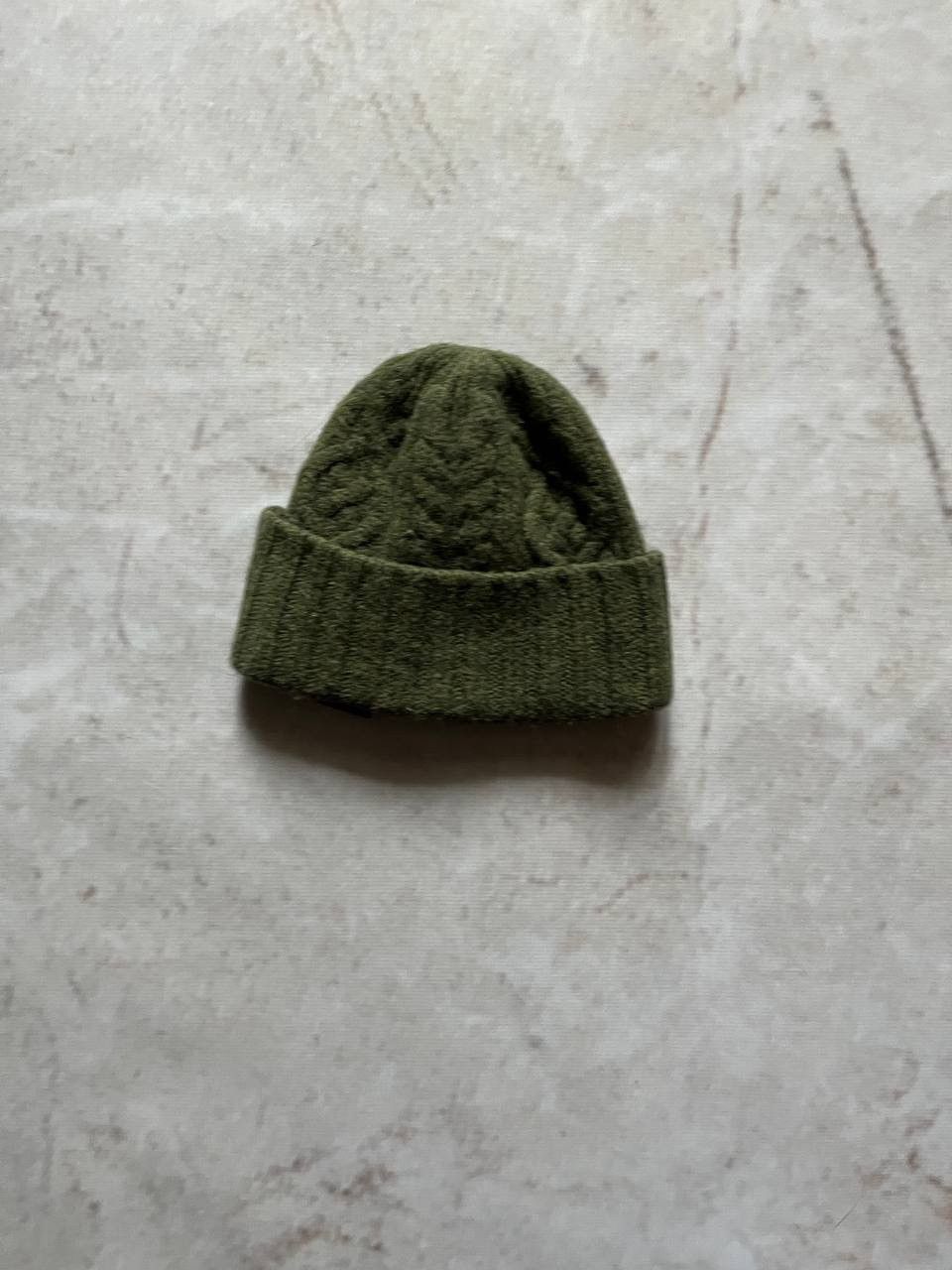 Polo Ralph Lauren × RRL Ralph Lauren × Vintage Vintage Polo Ralph Lauren Knit Baby Hat Size 26 - 2 Thumbnail