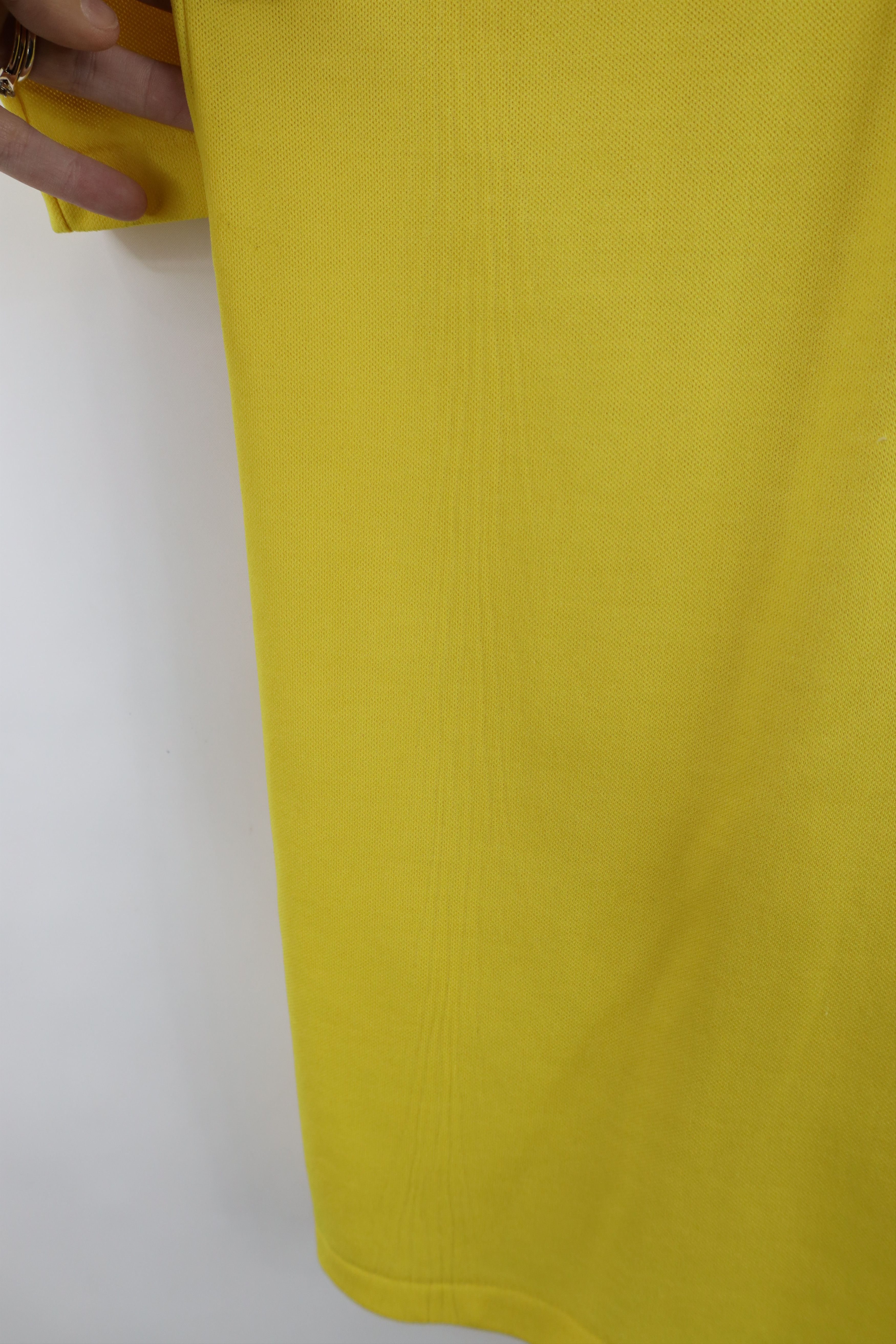 Vintage Vintage 70s Streetwear Collar Knit Polo Shirt Yellow USA Size US L / EU 52-54 / 3 - 10 Thumbnail