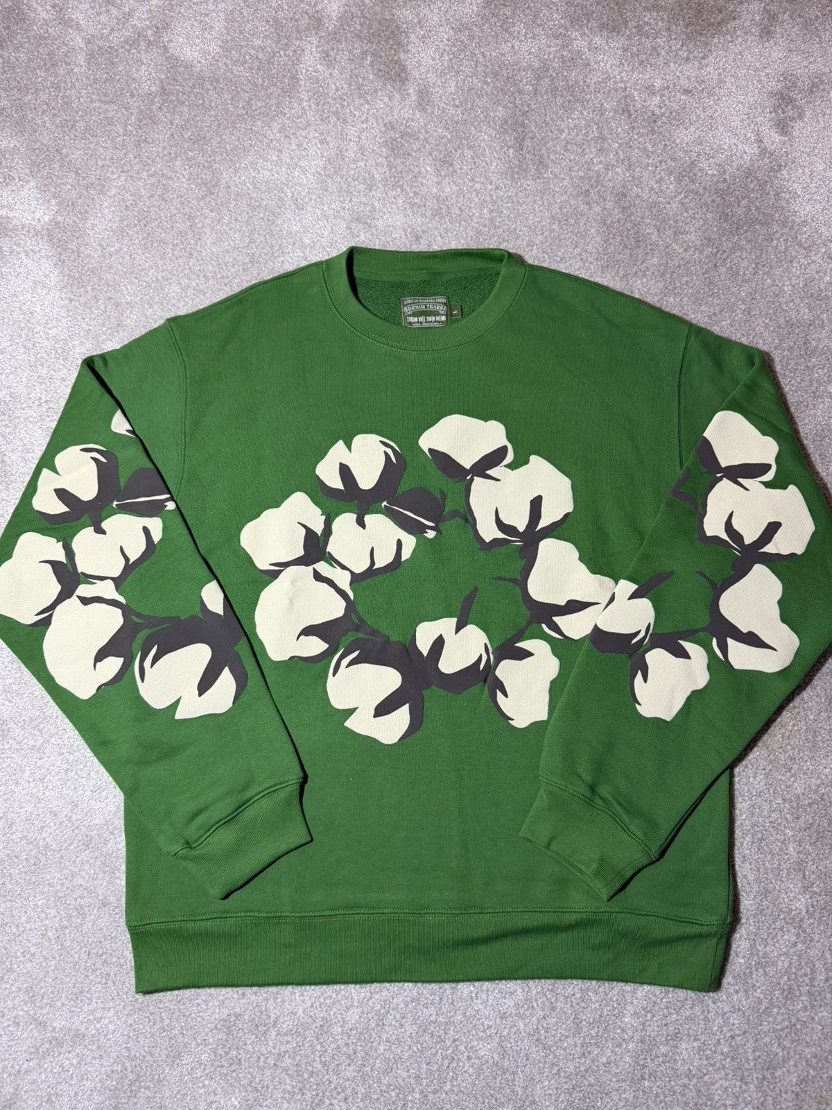 Cactus Plant Flea Market × DENIM TEARS Denim Tears x CPFM Cactus Tears Crewneck Size US L / EU 52-54 / 3 - 1 Thumbnail