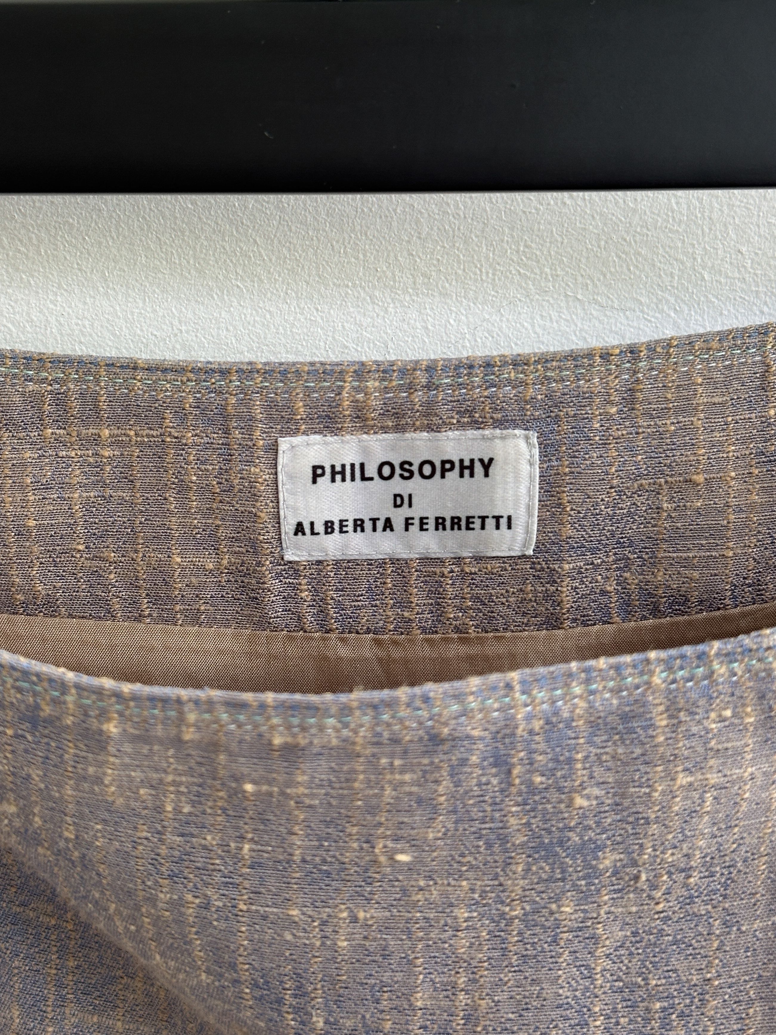 Alberta Ferretti Vintage Philosophy Di Alberta Ferretti Mini Skirt Size 28" / US 6 / IT 42 - 6 Thumbnail