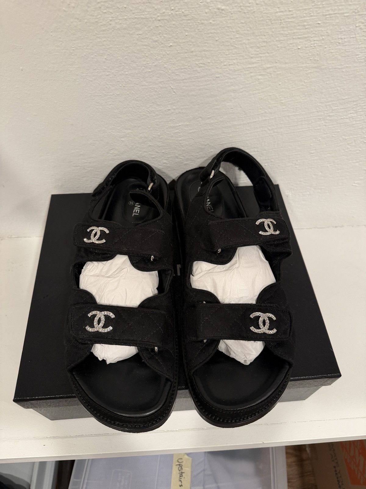 Chanel Chanel Dad Sandal Rare Large Size 42 Size US 11 / IT 41 - 1 Thumbnail